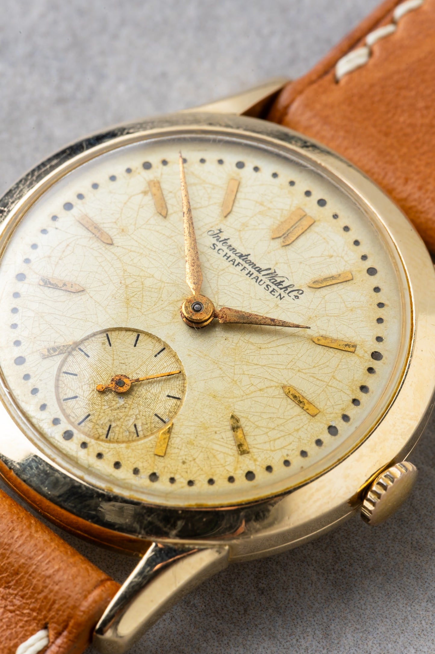 1947 IWC Calatrava Spider Dial Cal.88 Hand Wind 14K Solid Gold