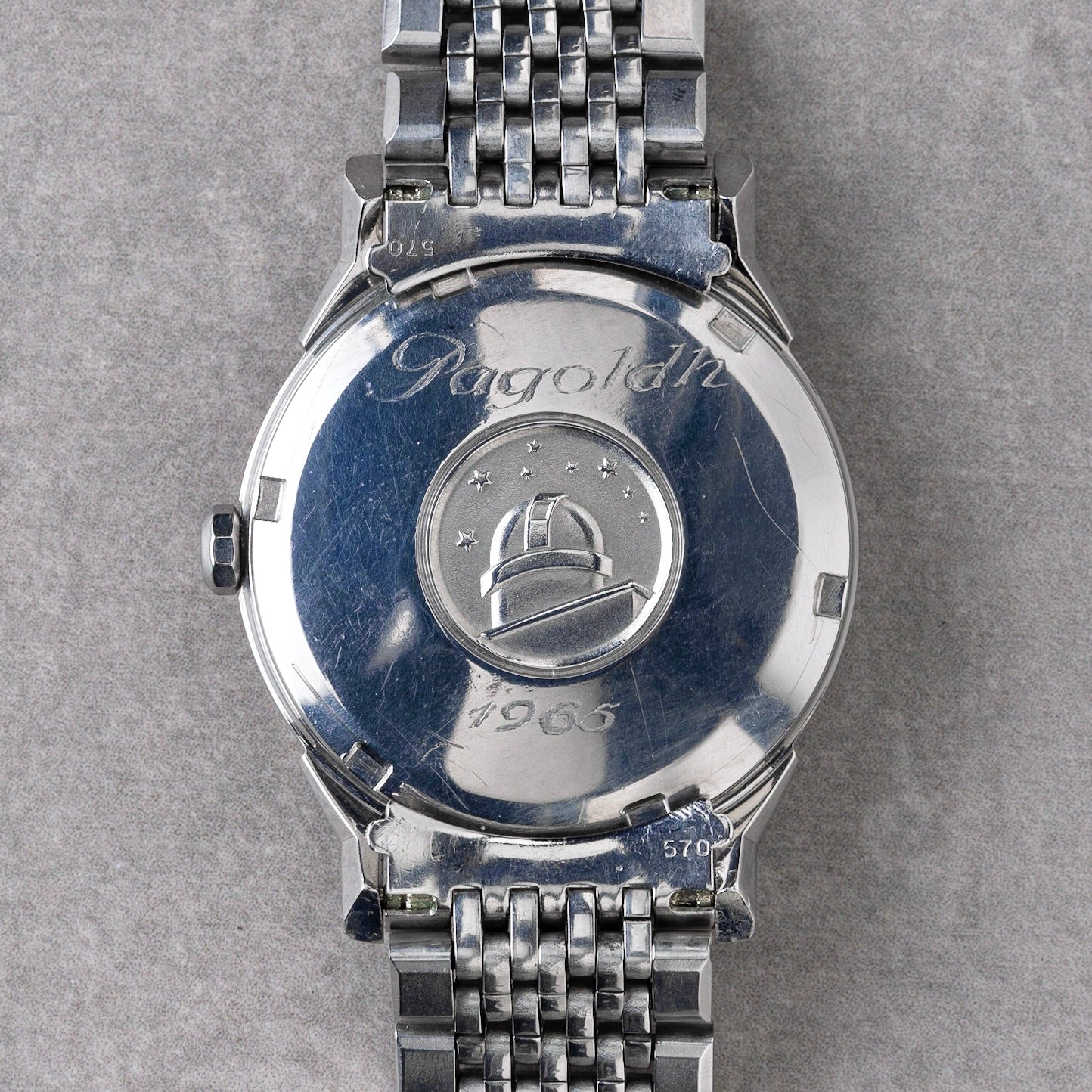 1964 Omega Constellation Pie Pan “Dog Legs” Ref. 168.005