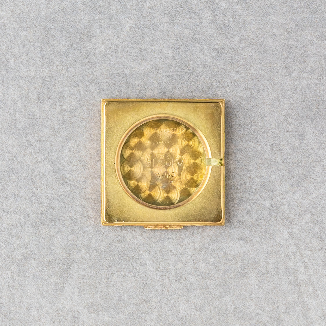 1980s Baume & Mercier 18K Mechanical Tank Ref. 37059