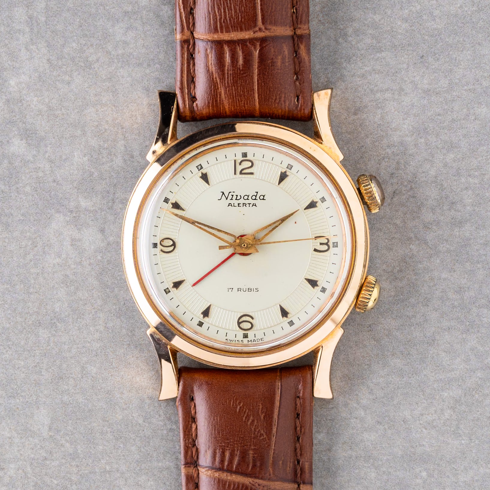 1950s Nivada Alerta Wrist Alarm – VINTAGE TIMEPIECE
