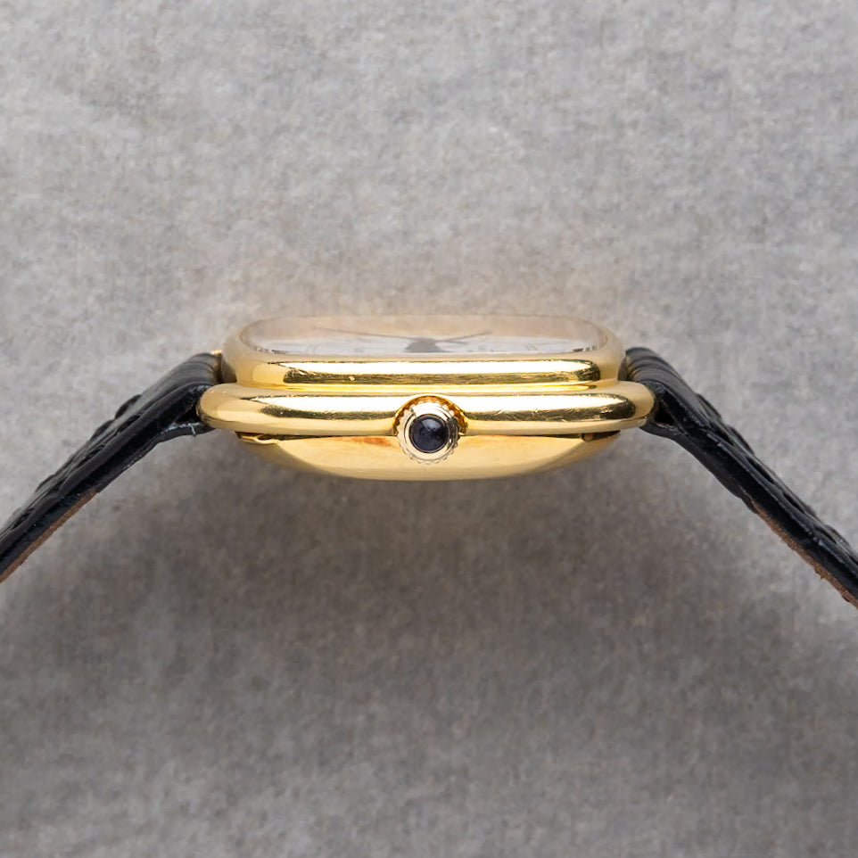 1970s Baume & Mercier Gondole Baumatic 18K Ref.37090