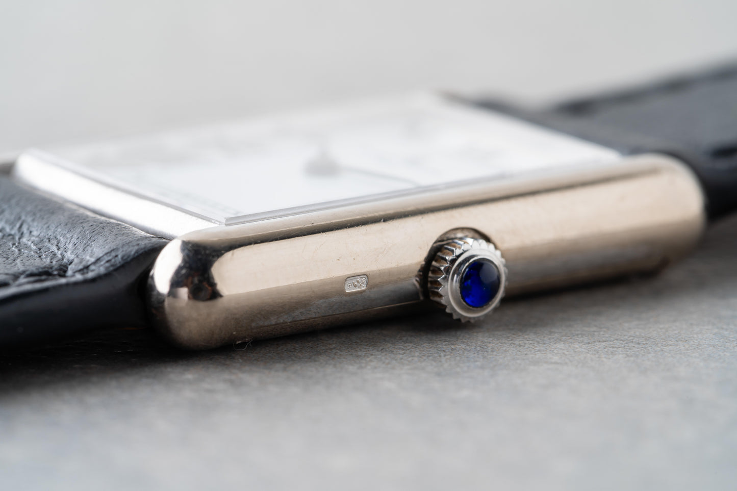 1970s Baume & Mercier 18K White Gold Mechanical Tank Ref. 37077