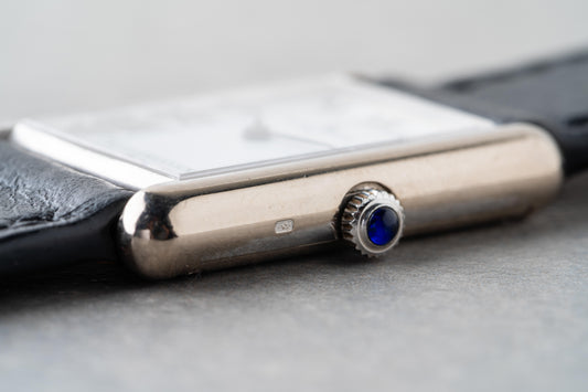 1970s Baume & Mercier 18K White Gold Mechanical Tank Ref. 37077