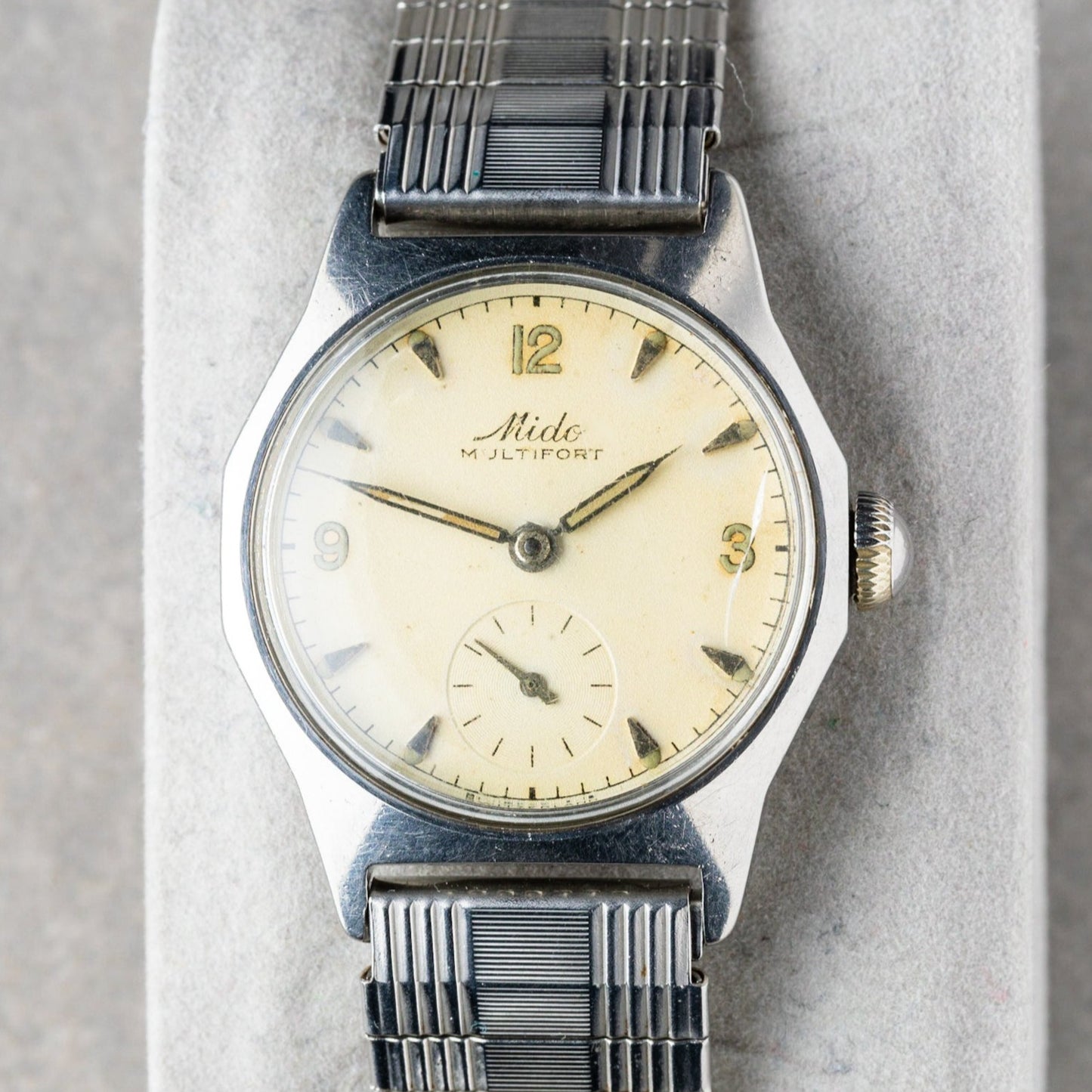 1940s Mido Multifort Hand Wind