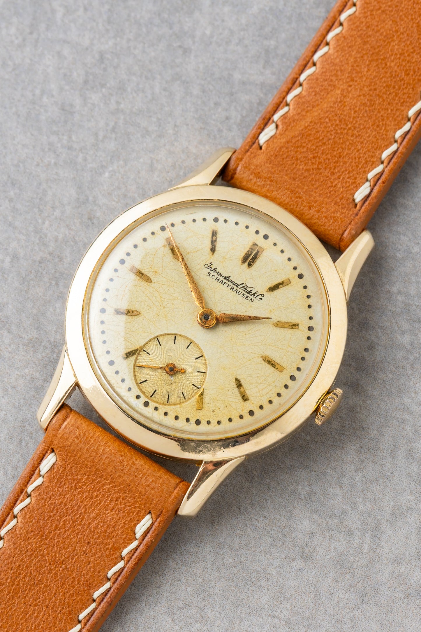 1947 IWC Calatrava Spider Dial Cal.88 Hand Wind 14K Solid Gold