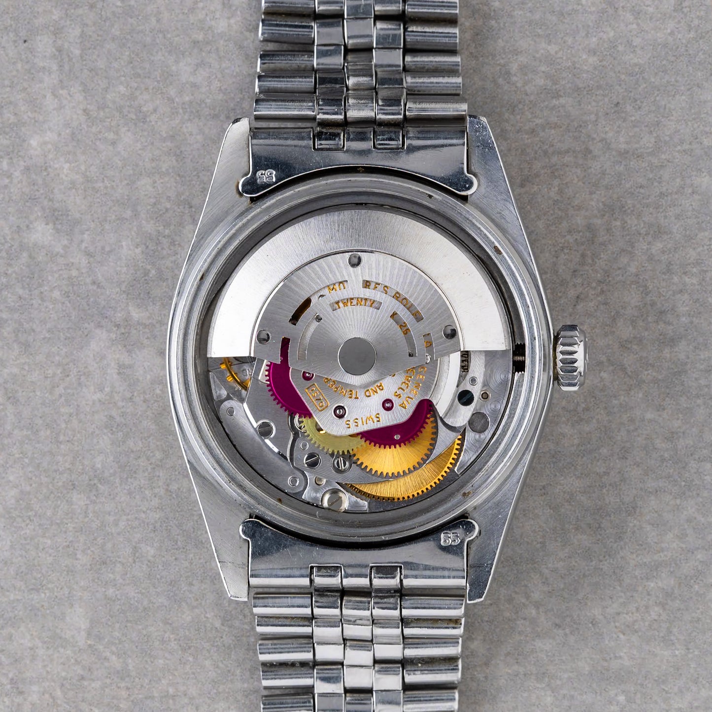 1975 Rolex Datejust Silver Linen Pie Pan Ref.1601