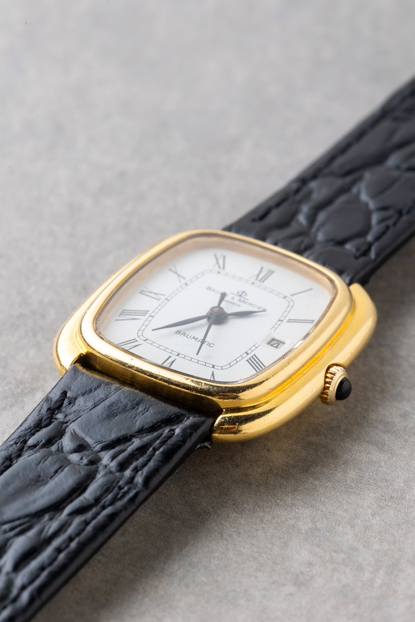 1970s Baume & Mercier Gondole Baumatic 18K Ref.37090