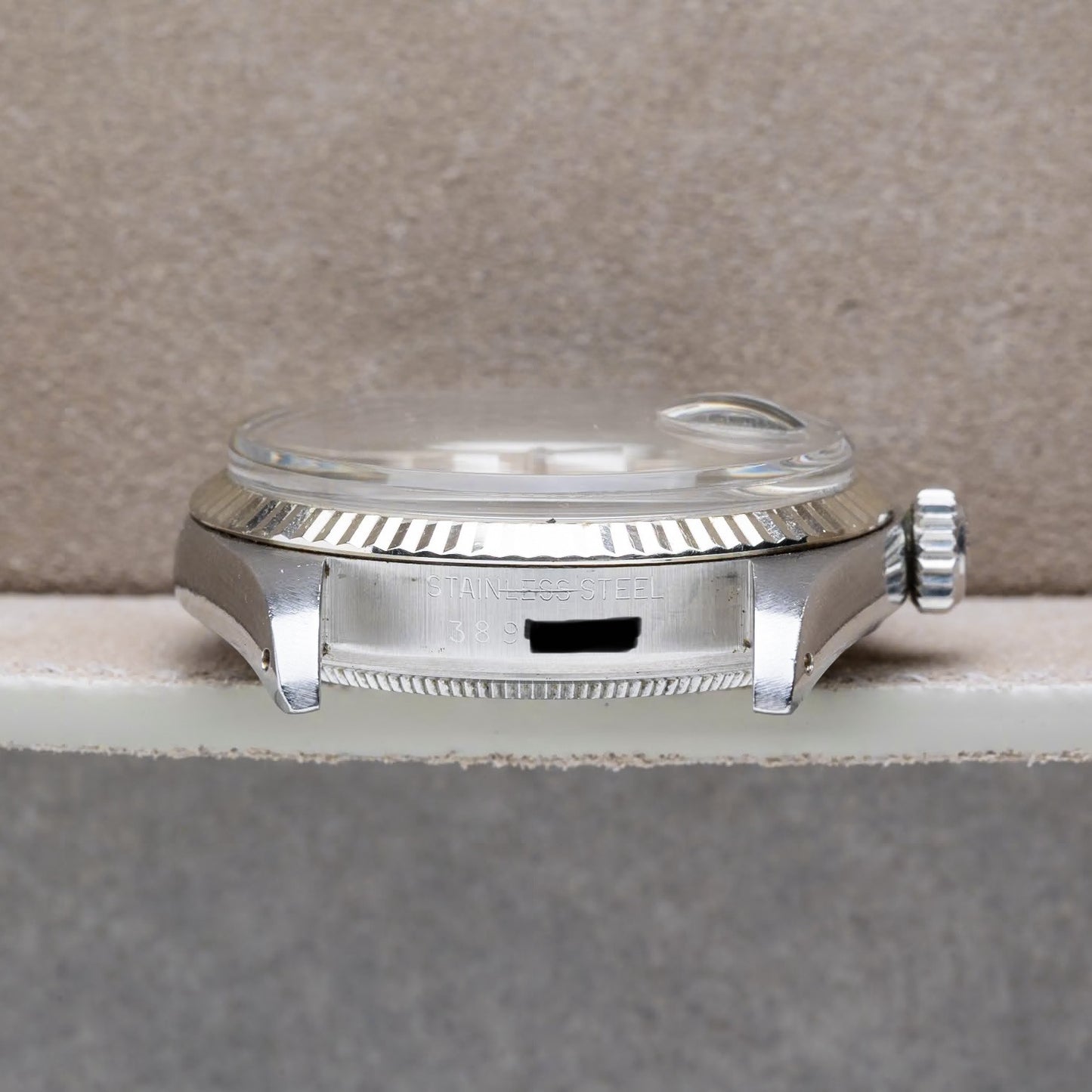 1975 Rolex Datejust Silver Linen Pie Pan Ref.1601