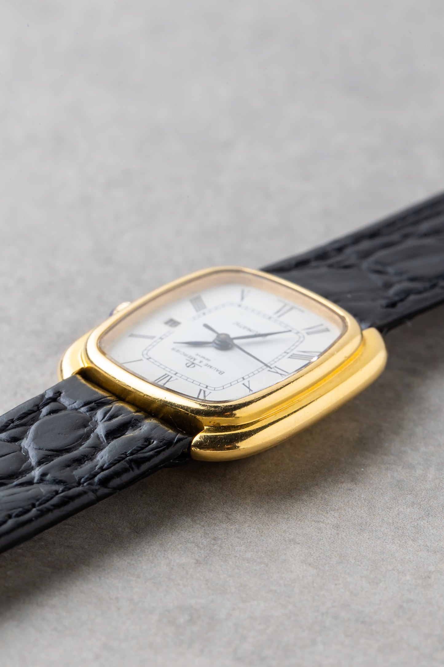 1970s Baume & Mercier Gondole Baumatic 18K Ref.37090