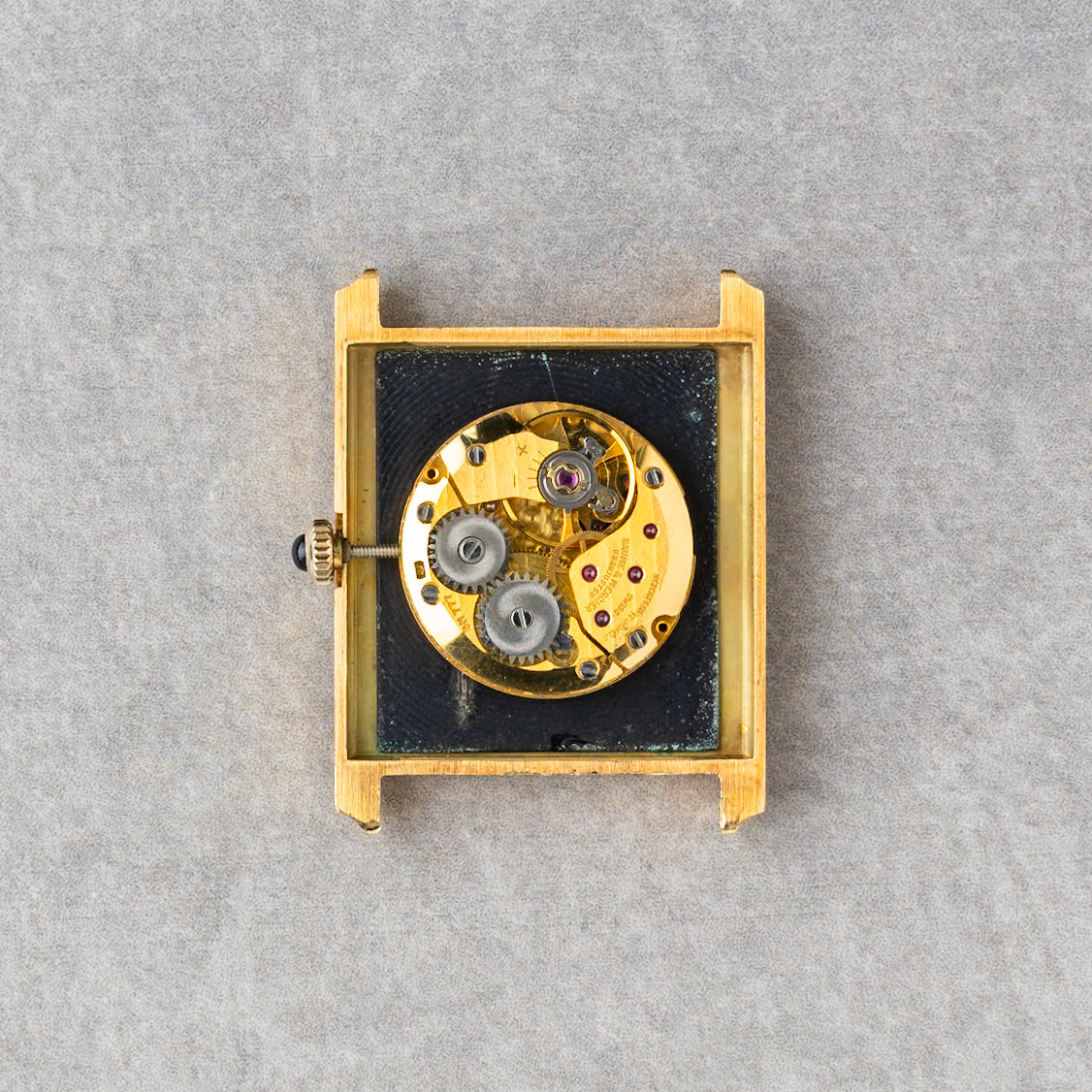 1980s Baume & Mercier 18K Mechanical Tank Ref. 37059