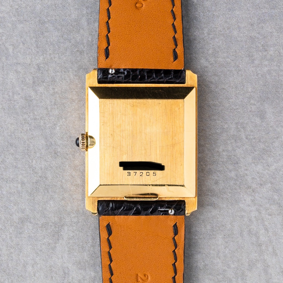 1980s Baume & Mercier 18K Mechanical Tank Ref. 37059