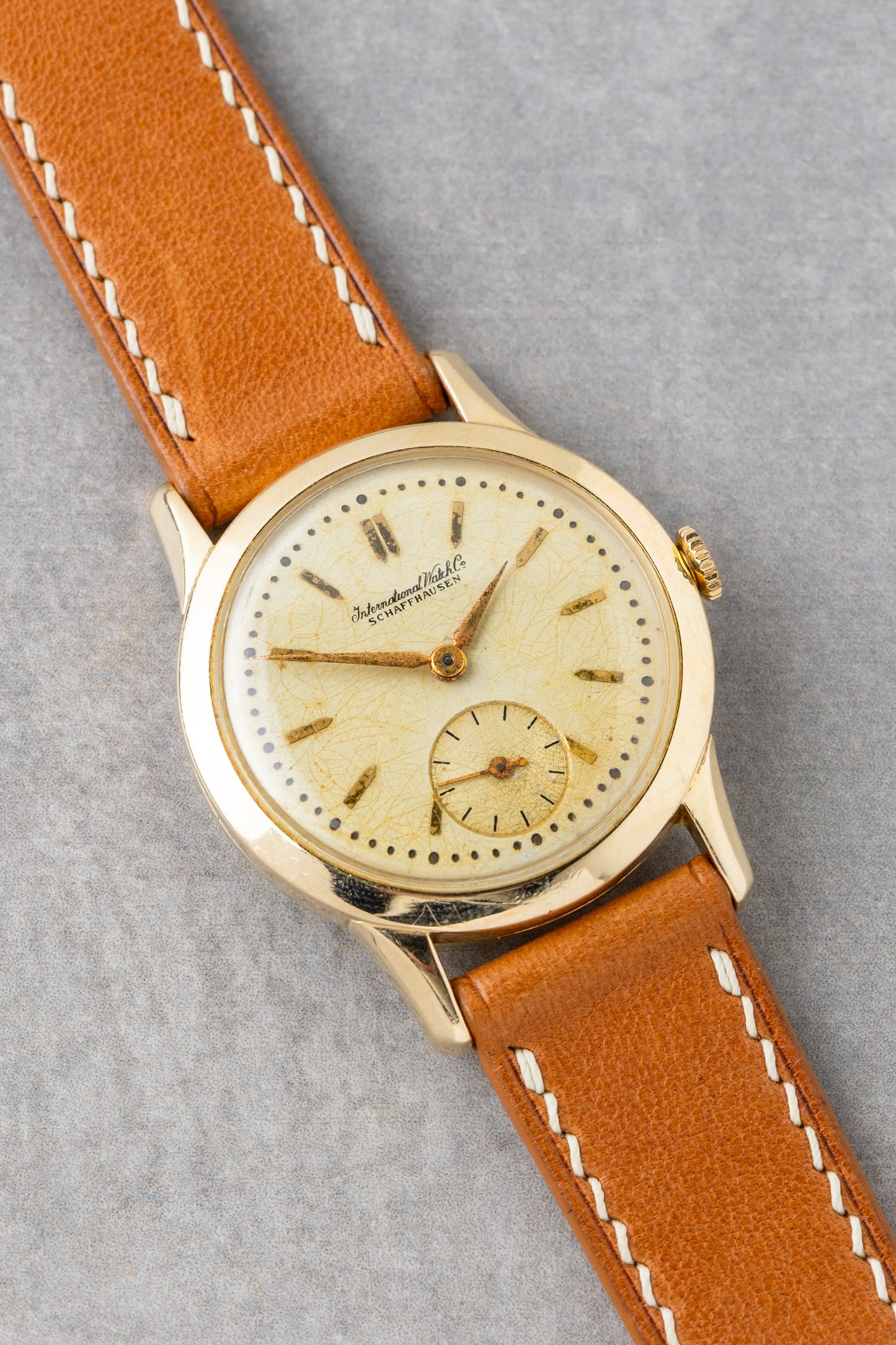 1947 IWC Calatrava Spider Dial Cal.88 Hand Wind 14K Solid Gold