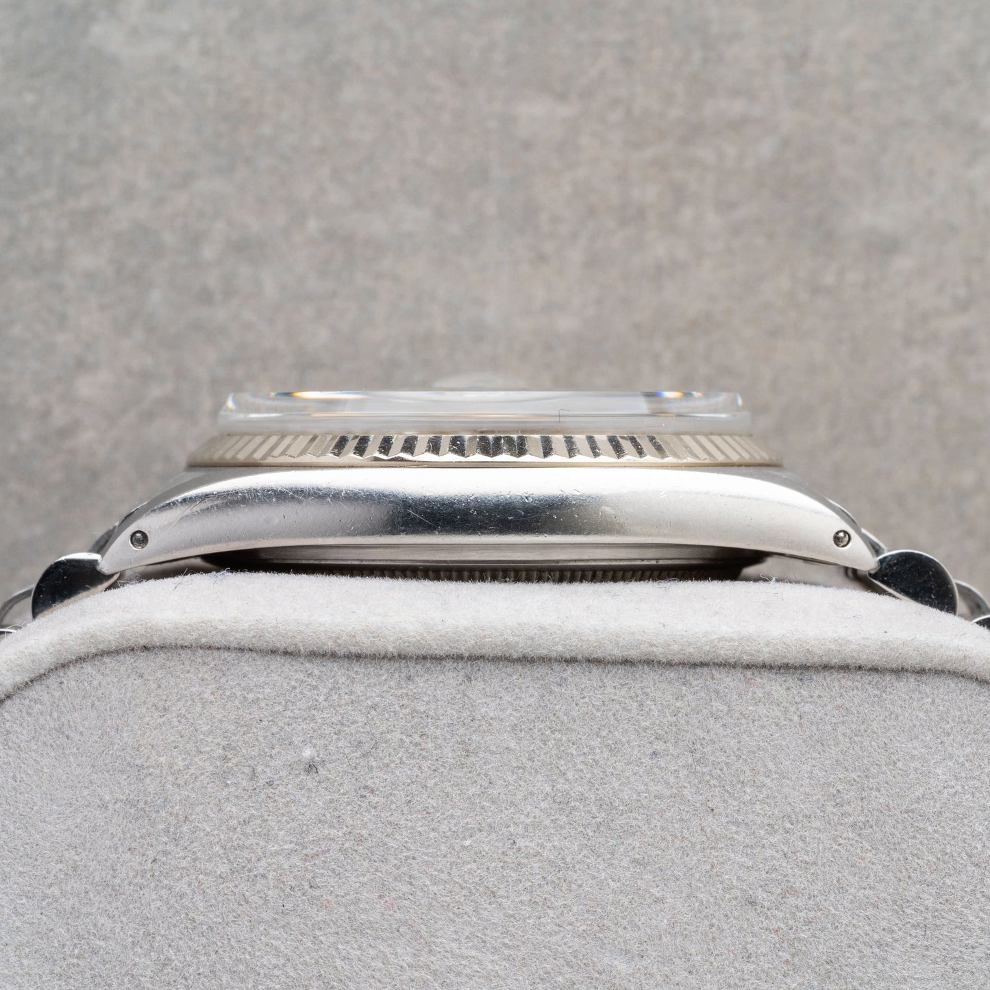 1978 Rolex Datejust Grey Sunburst Sigma Pie Pan Dial Ref.1601