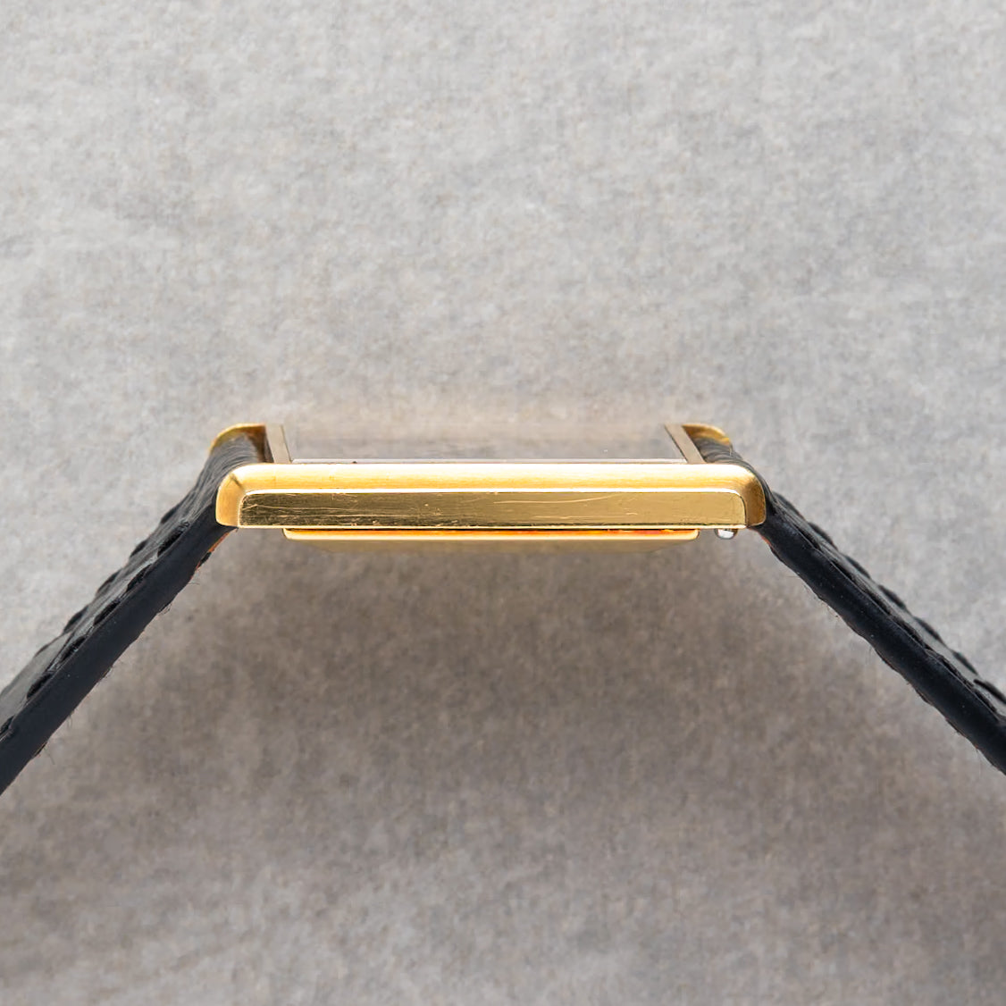 1980s Baume & Mercier 18K Mechanical Tank Ref. 37059