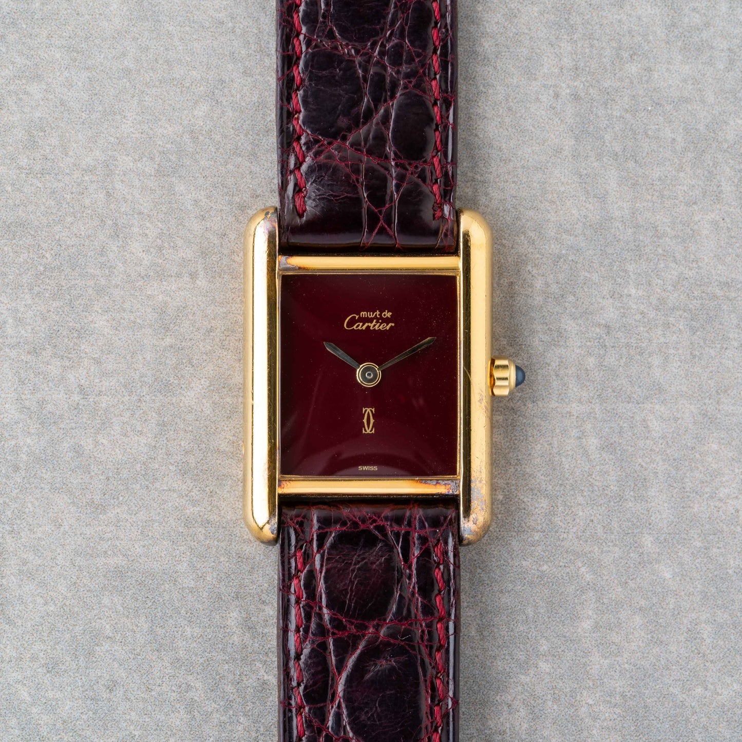 1980s Cartier Tank Must Small Model Quartz Ref. 3 66001