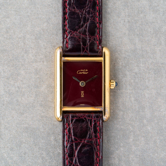 1980s Cartier Tank Must Small Model Quartz Ref. 3 66001