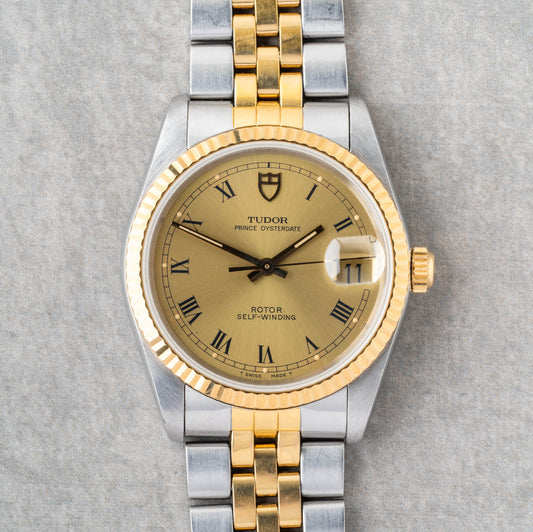1990s Tudor Prince Oysterdate Roman Dial Ref.74033