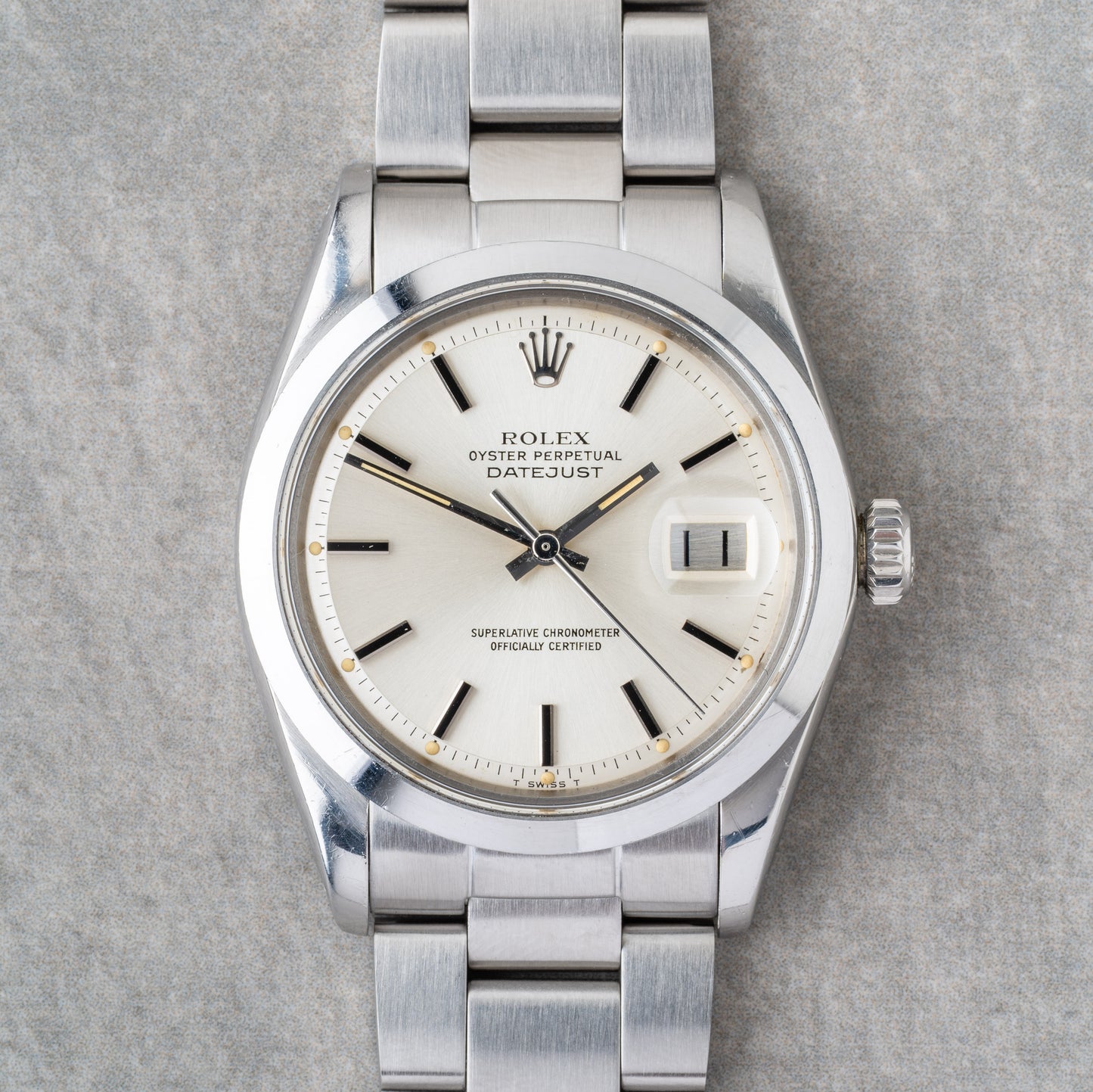 1978 Rolex Datejust Smooth Bezel Ref.1600