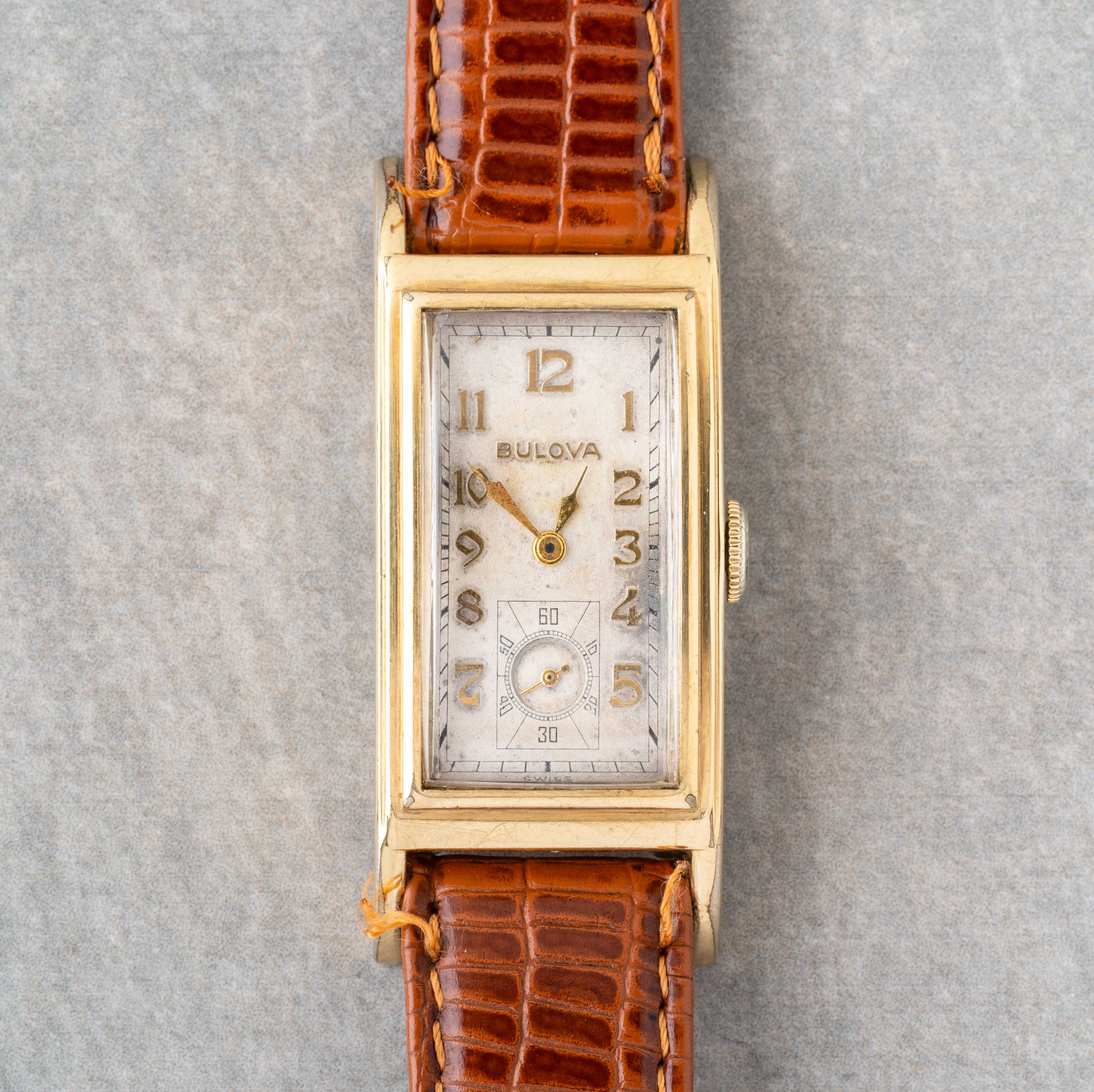 【稼働】 BULOVA GRAND PRIX ヴィンテージ スクエア 腕時計 1930s Bulova Curvex – VINTAGE TIMEPIECE
