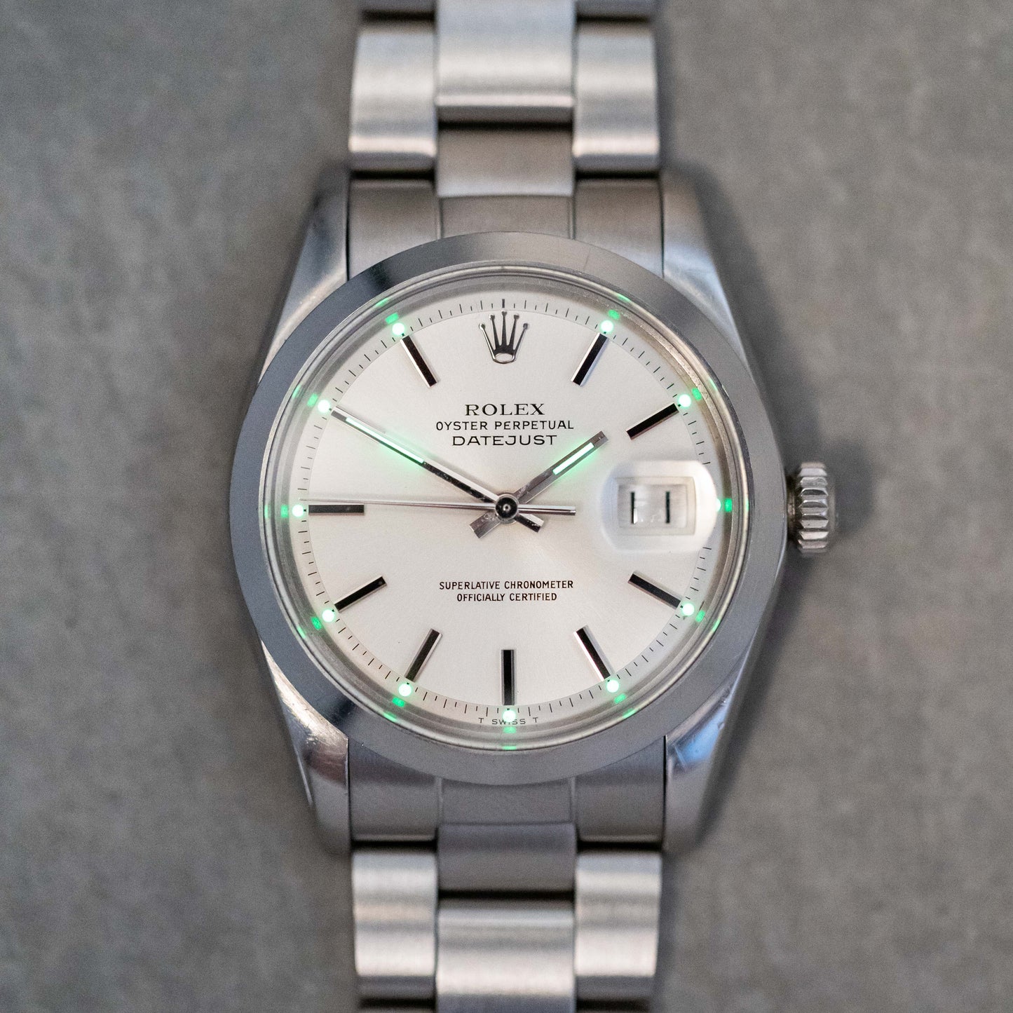 1978 Rolex Datejust Smooth Bezel Ref.1600