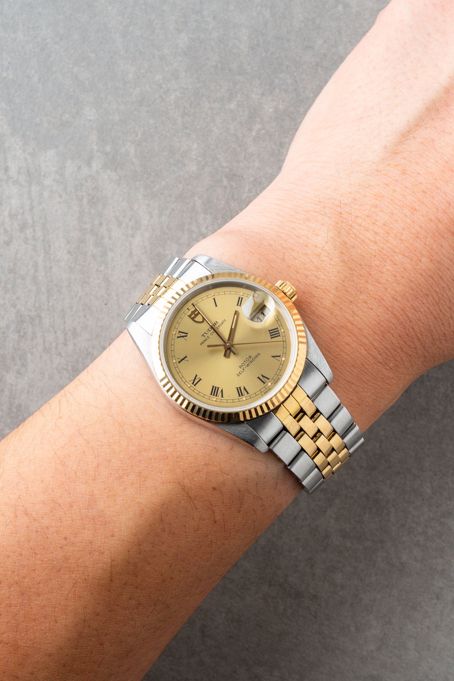 1990s Tudor Prince Oysterdate Roman Dial Ref.74033