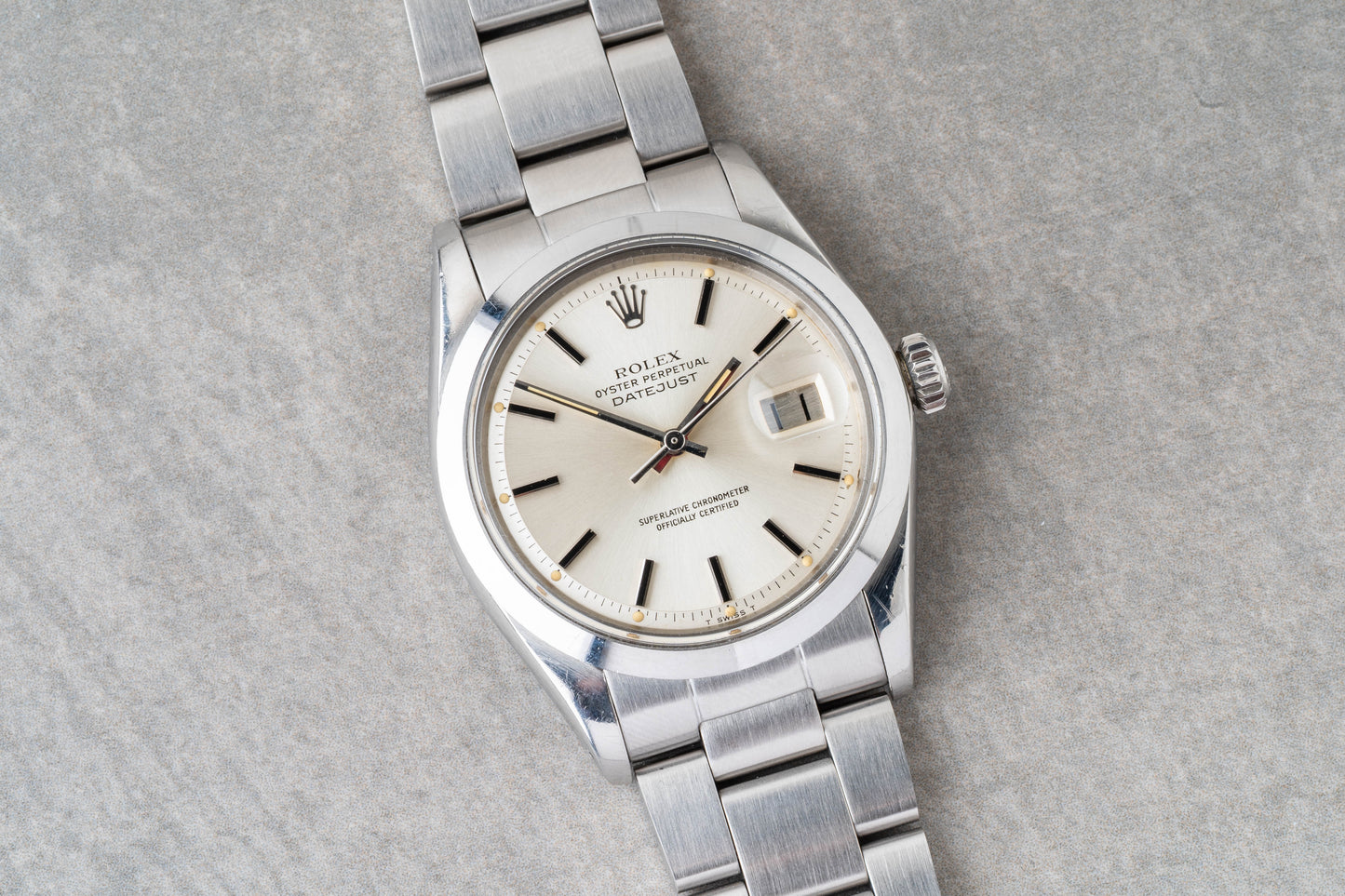 1978 Rolex Datejust Smooth Bezel Ref.1600
