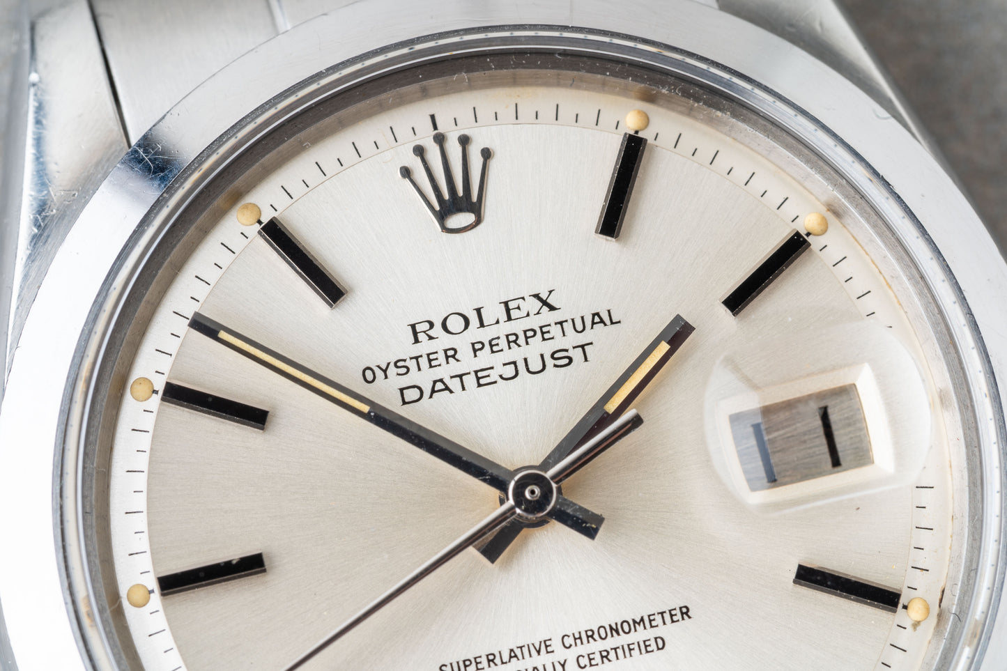 1978 Rolex Datejust Smooth Bezel Ref.1600
