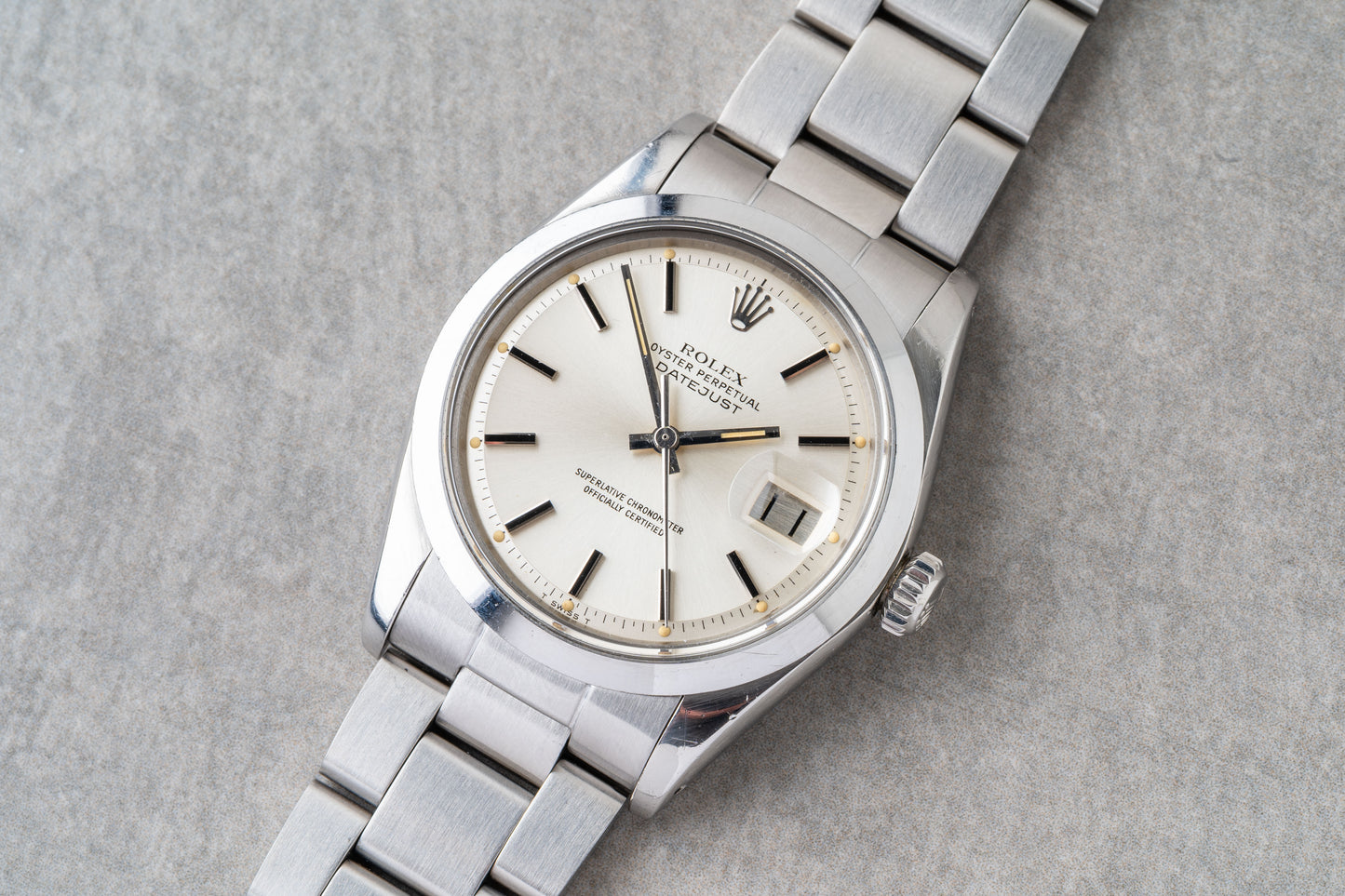 1978 Rolex Datejust Smooth Bezel Ref.1600
