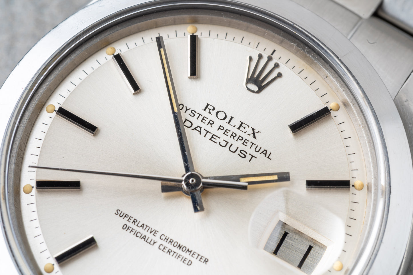 1978 Rolex Datejust Smooth Bezel Ref.1600