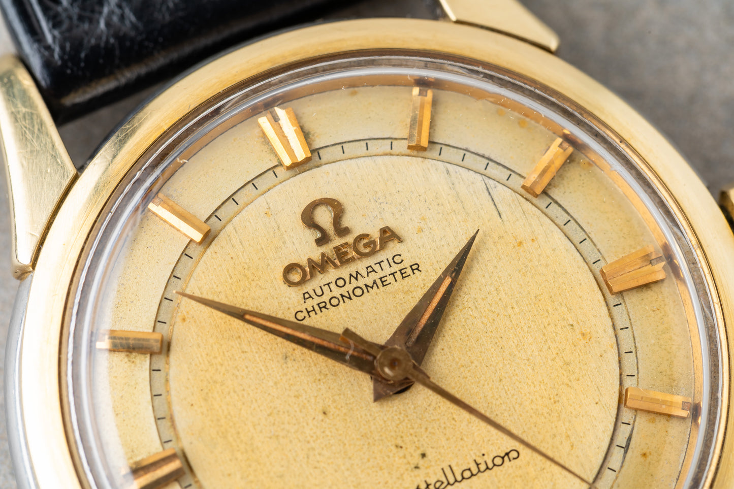 1960 Omega Constellation Rail Track Dial Ref. 14381 1 SC