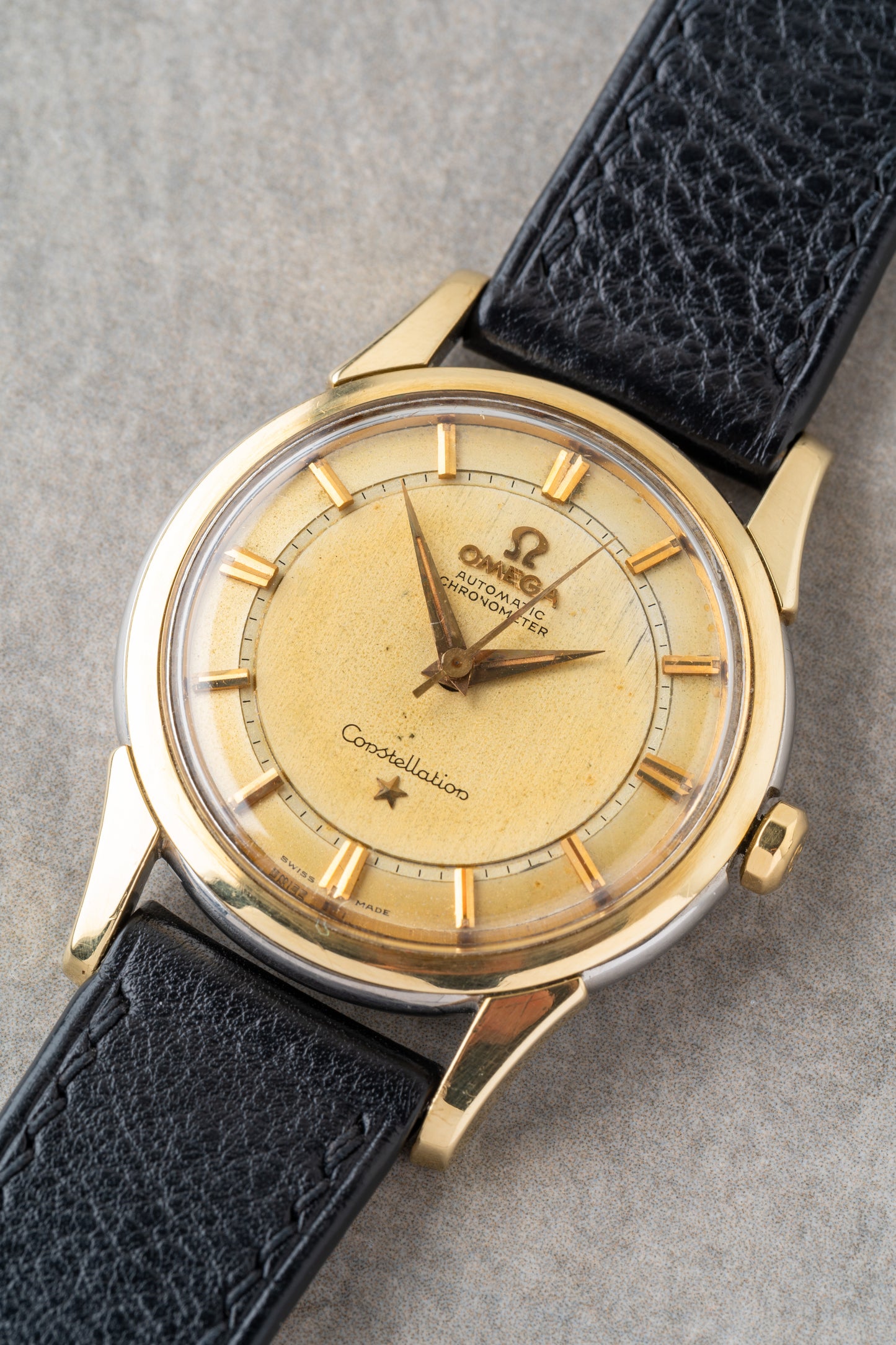 1960 Omega Constellation Rail Track Dial Ref. 14381 1 SC