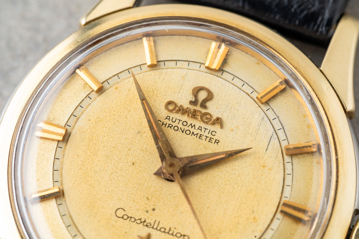 1960 Omega Constellation Rail Track Dial Ref. 14381 1 SC