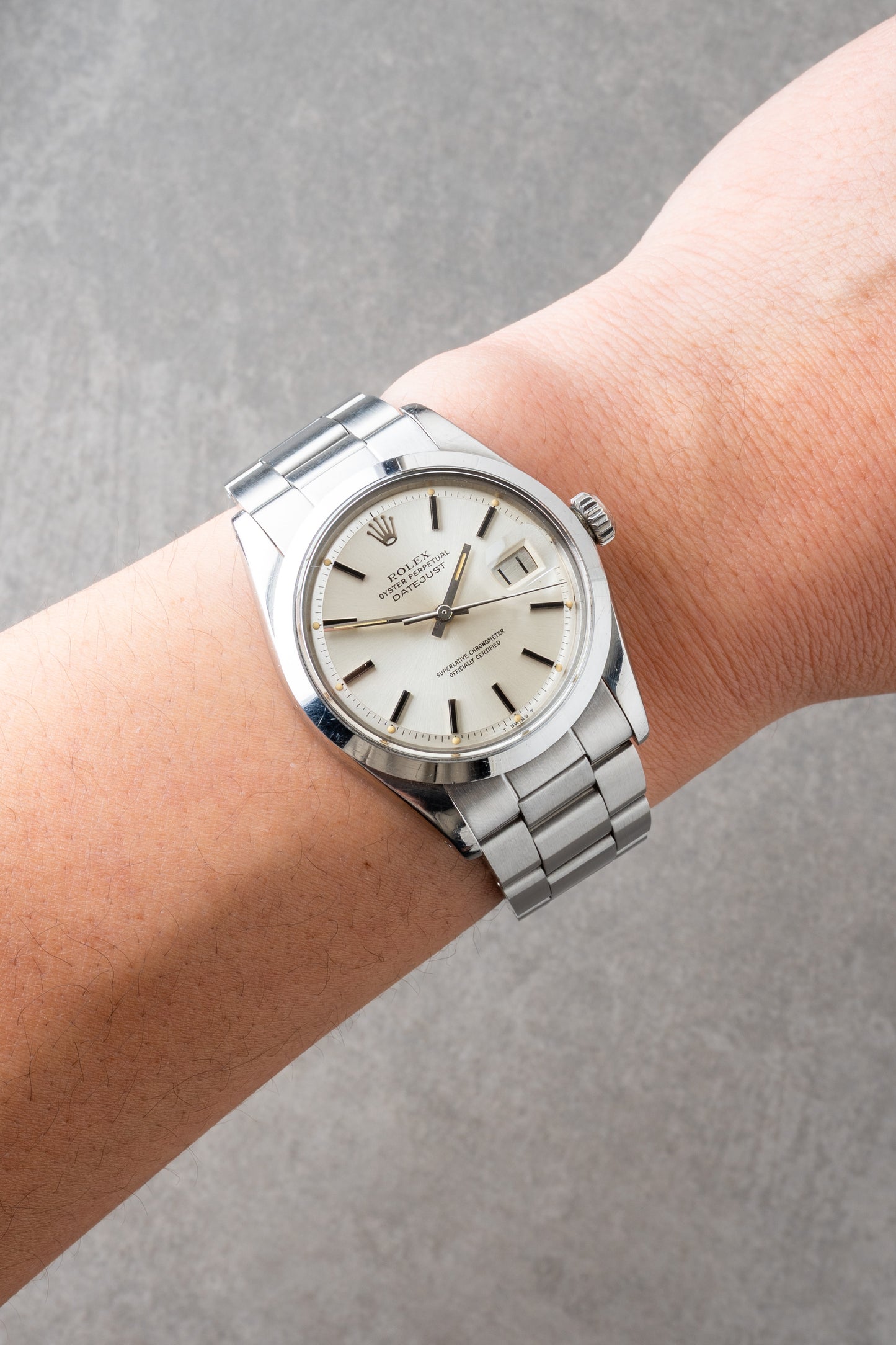 1978 Rolex Datejust Smooth Bezel Ref.1600