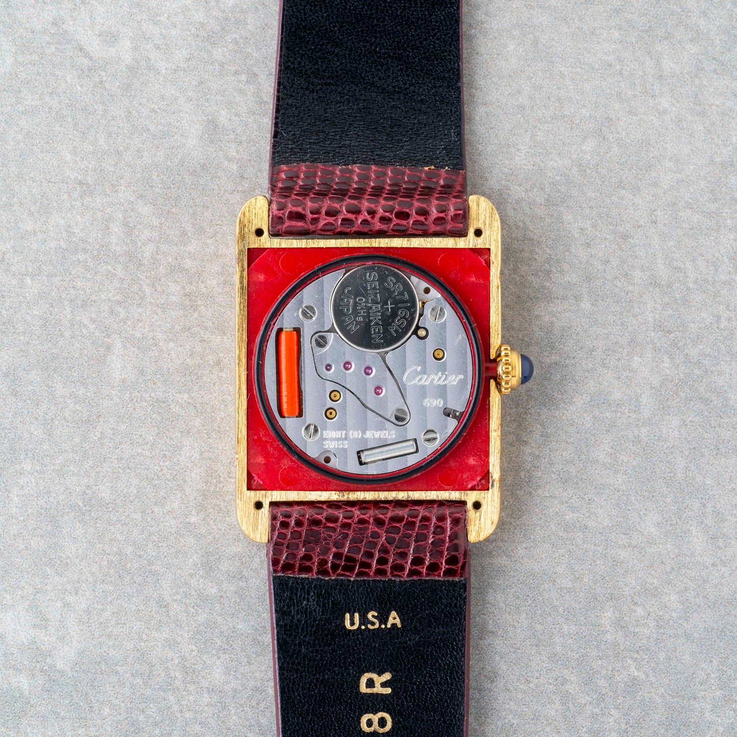 1980s Cartier Tank Must Large Model Quartz Ref. 681006