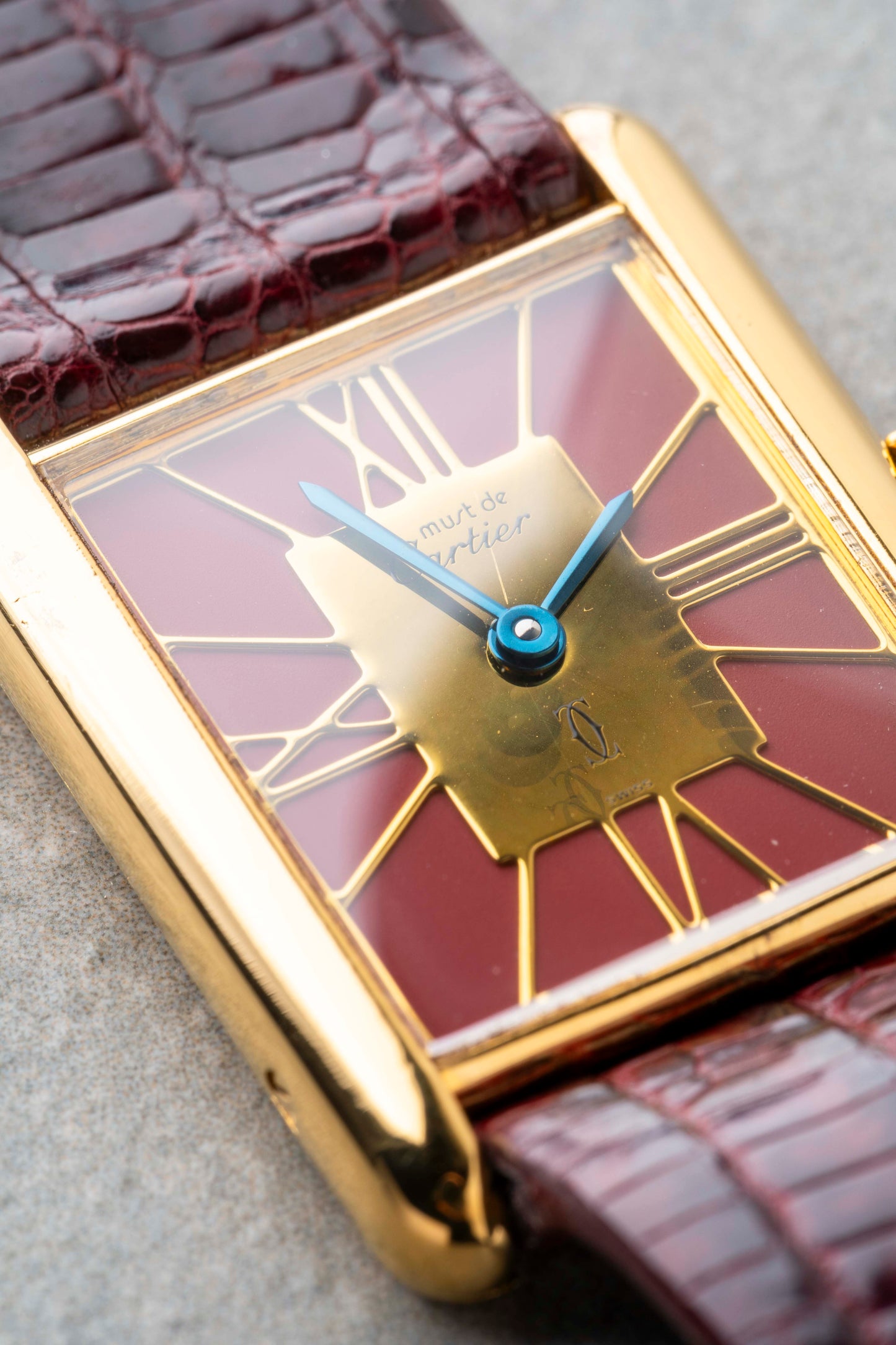 1980s Cartier Tank Must Large Model Quartz Ref. 681006