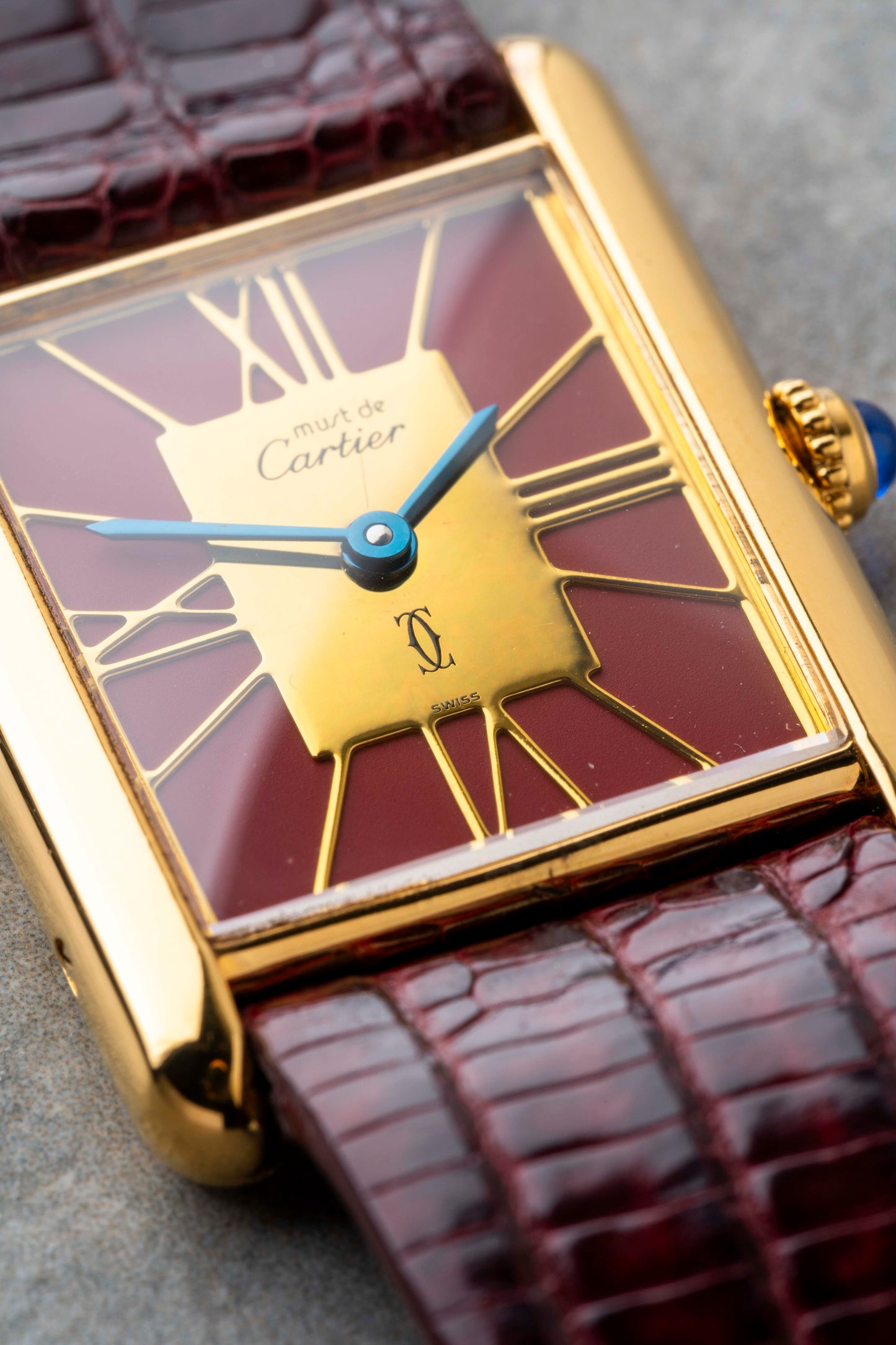 1980s Cartier Tank Must Large Model Quartz Ref. 681006