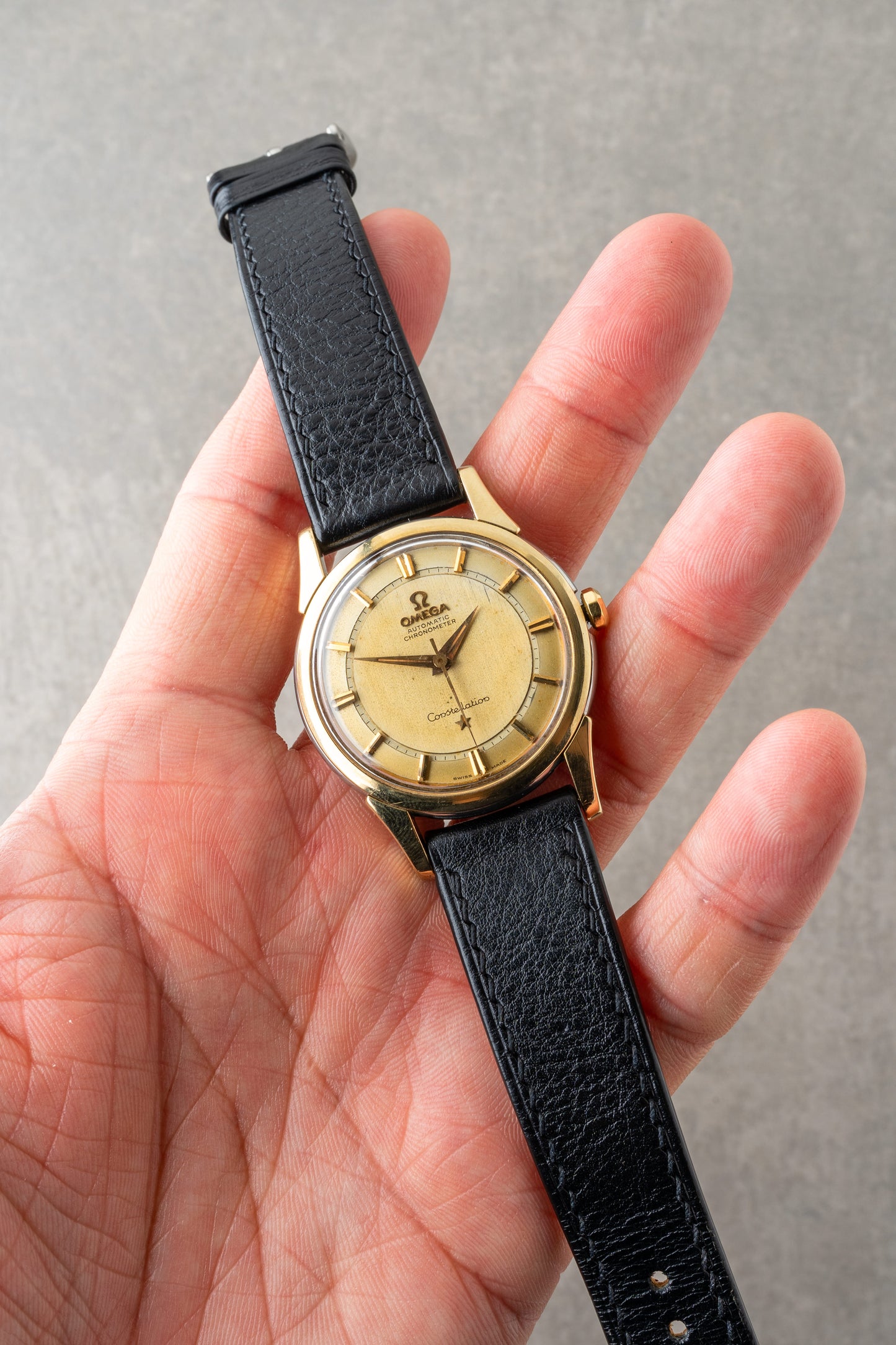 1960 Omega Constellation Rail Track Dial Ref. 14381 1 SC