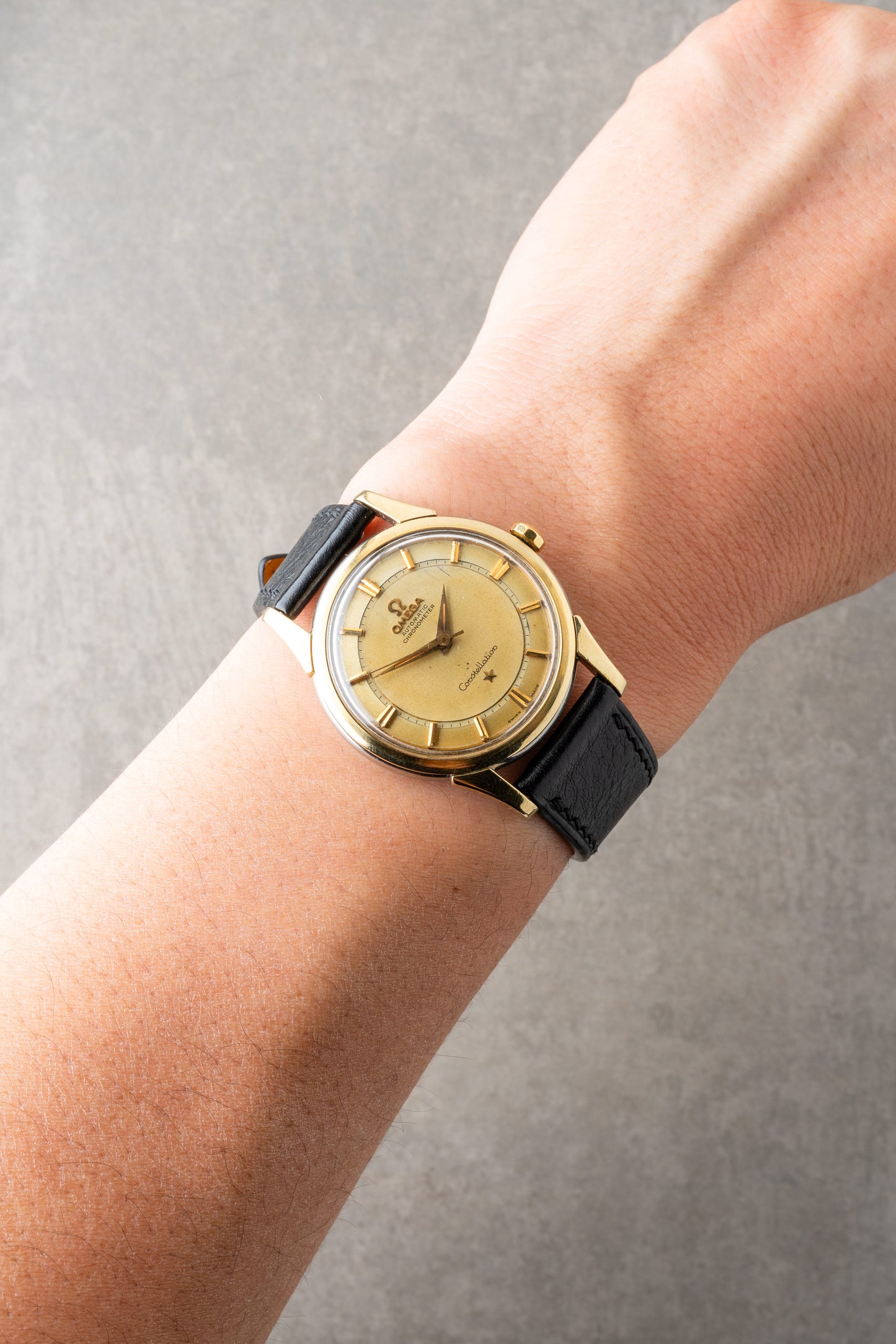 1960 Omega Constellation Rail Track Dial Ref. 14381 1 SC