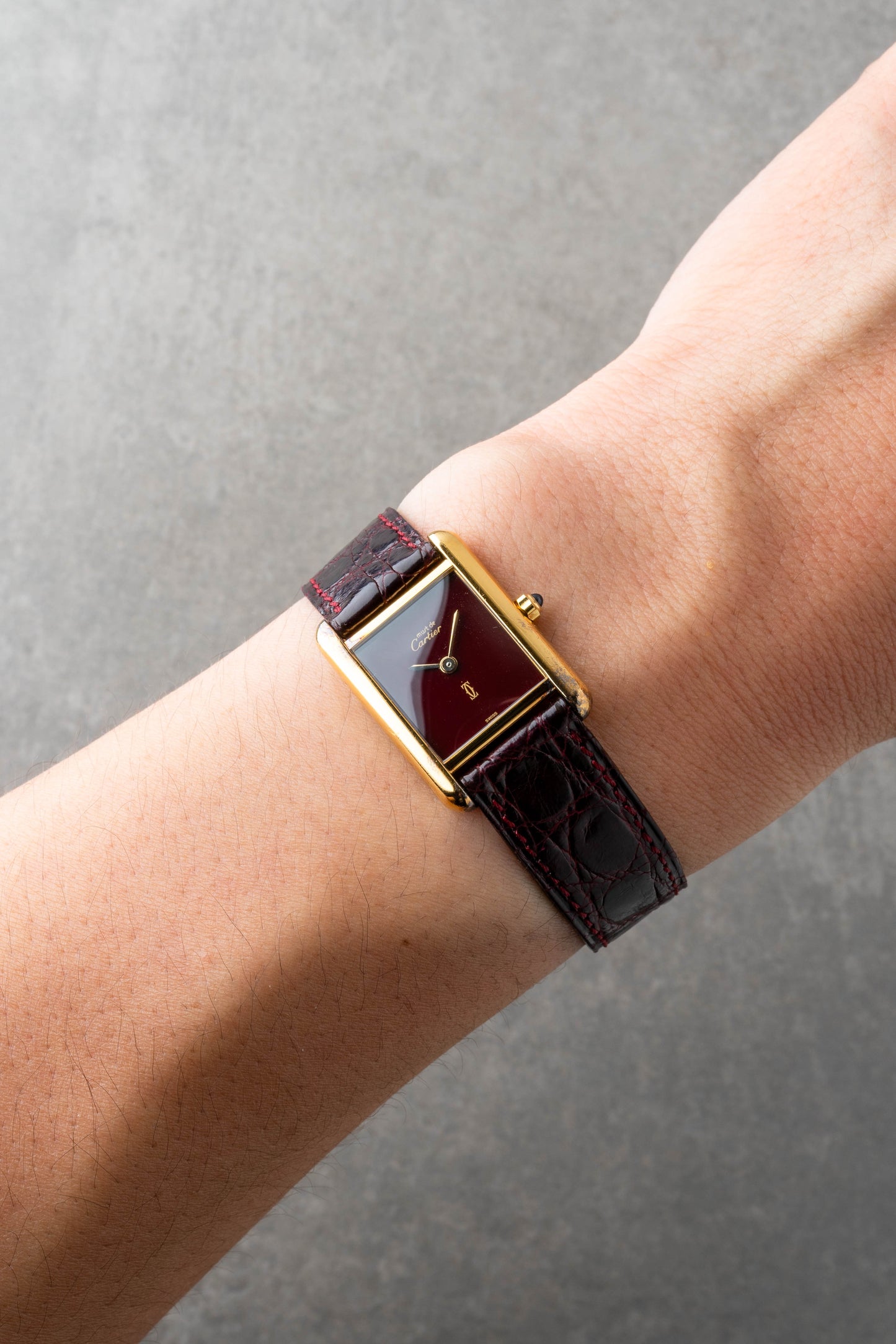 1980s Cartier Tank Must Small Model Quartz Ref. 3 66001