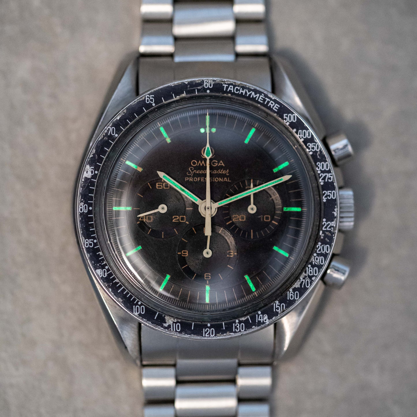 1969 Omega Speedmaster Professional Pre-Moon Tropical DON Bezel Ref. 145.022-69 ST