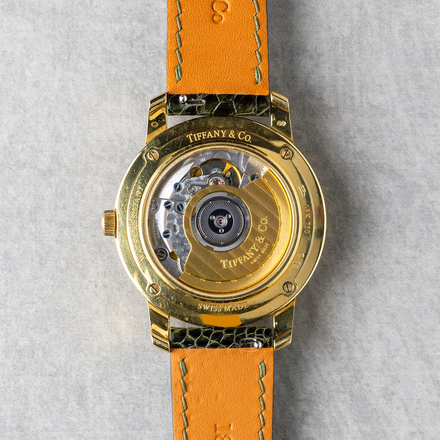 2000s Tiffany & Co Atlas Round Automatic 18K Solid Gold