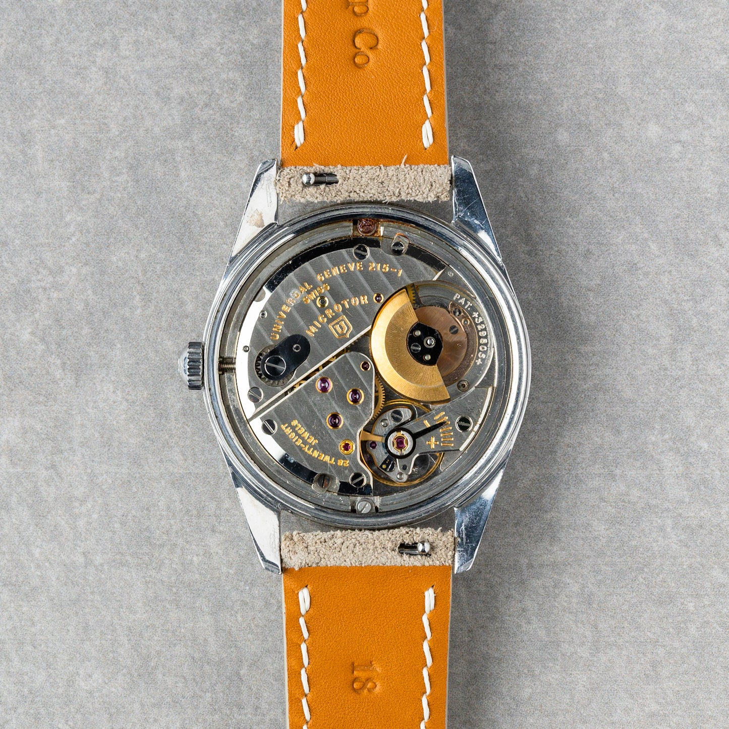 1960 "Black Gilt Spider" Universal Genève Polerouter Date Automatic Microtor Ref. 204503-2