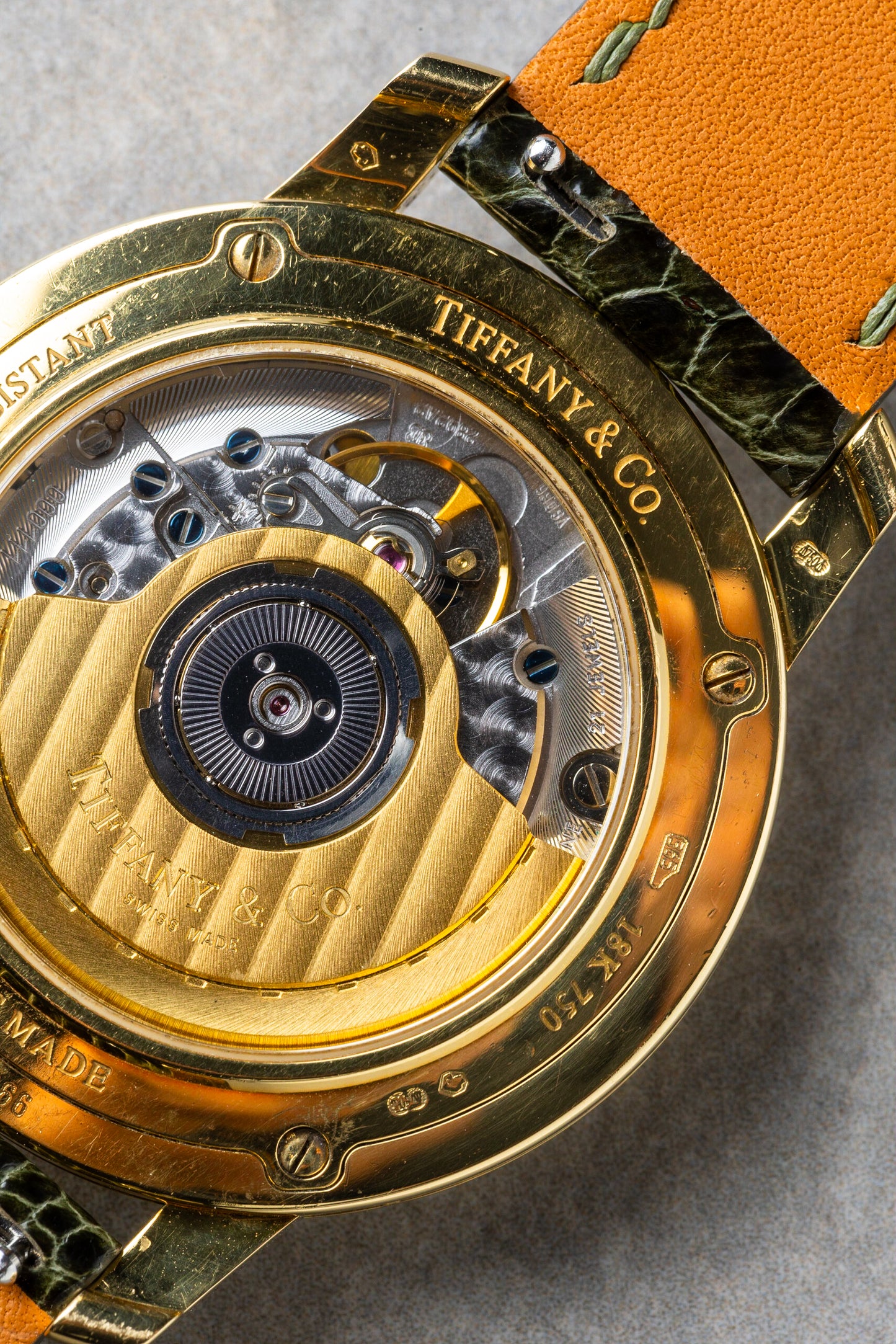 2000s Tiffany & Co Atlas Round Automatic 18K Solid Gold