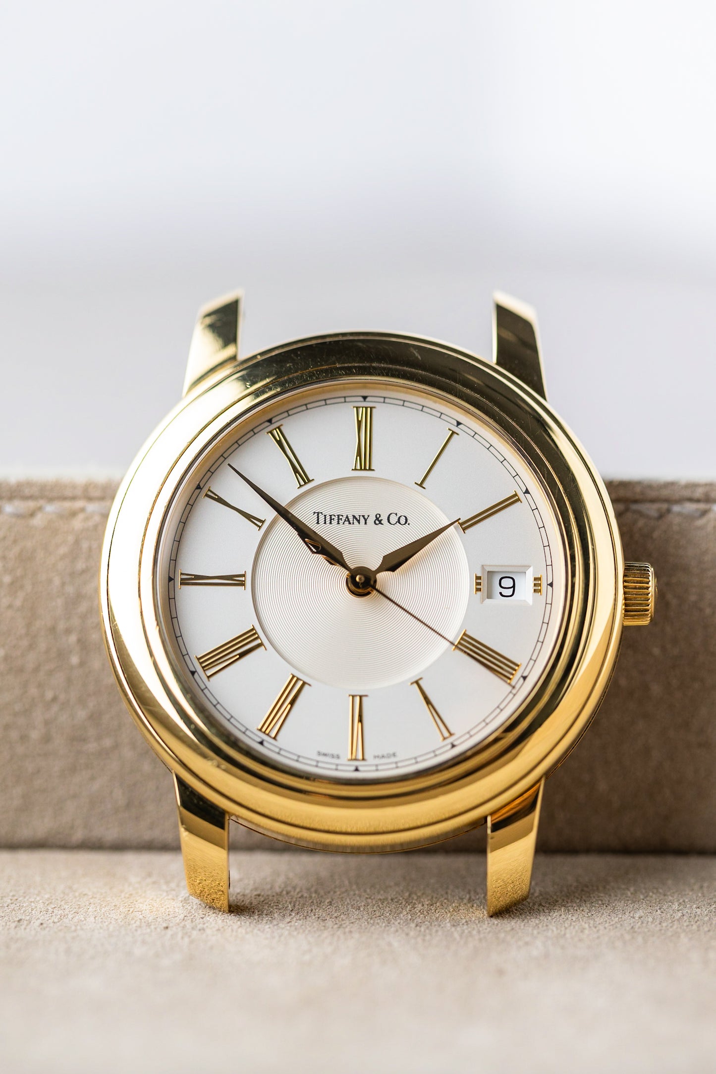 2000s Tiffany & Co Atlas Round Automatic 18K Solid Gold