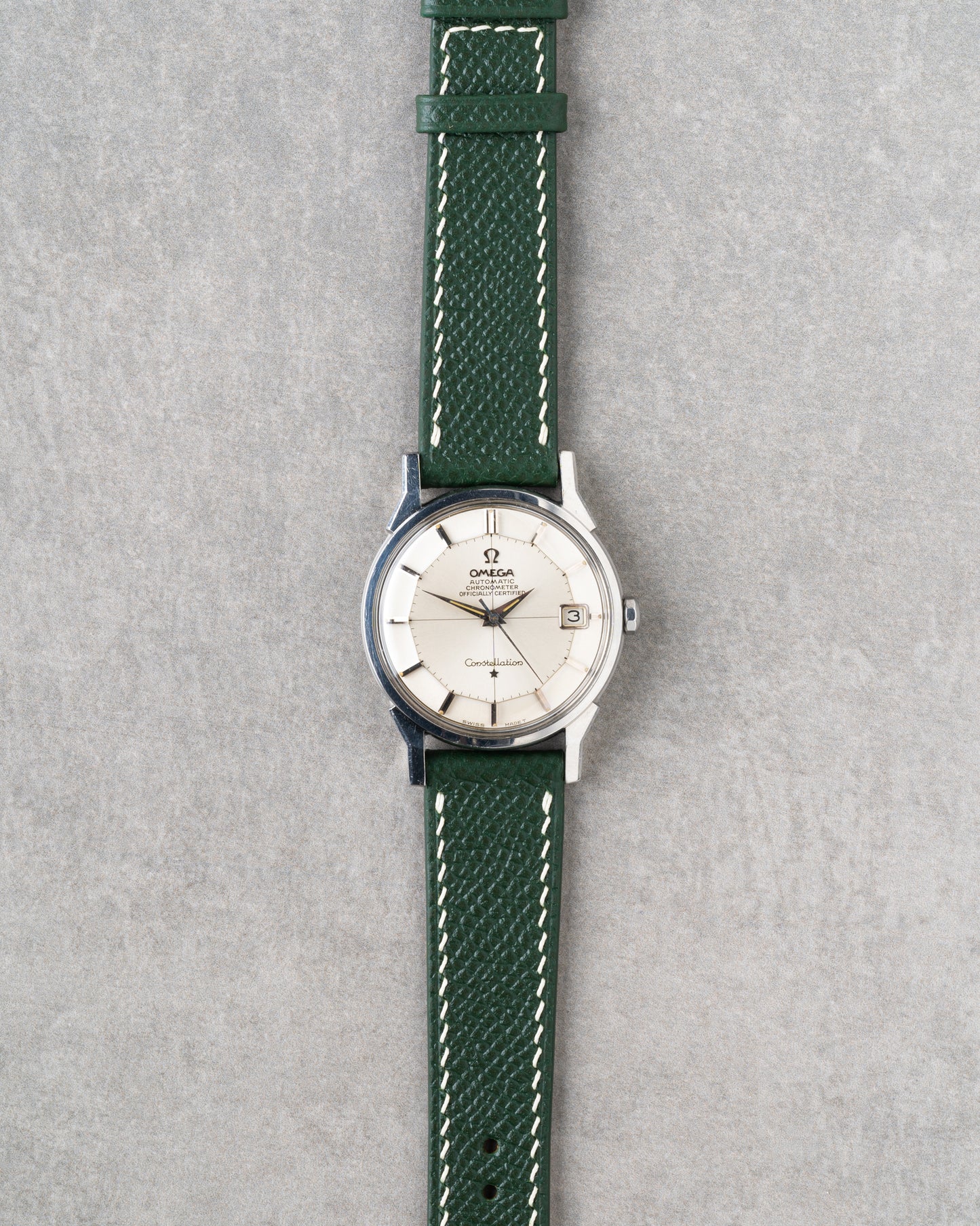 French Epsom Strap - Dark Green