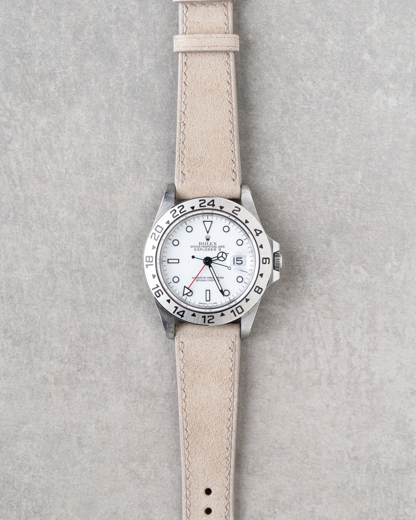 Italian Suede Strap - Cream