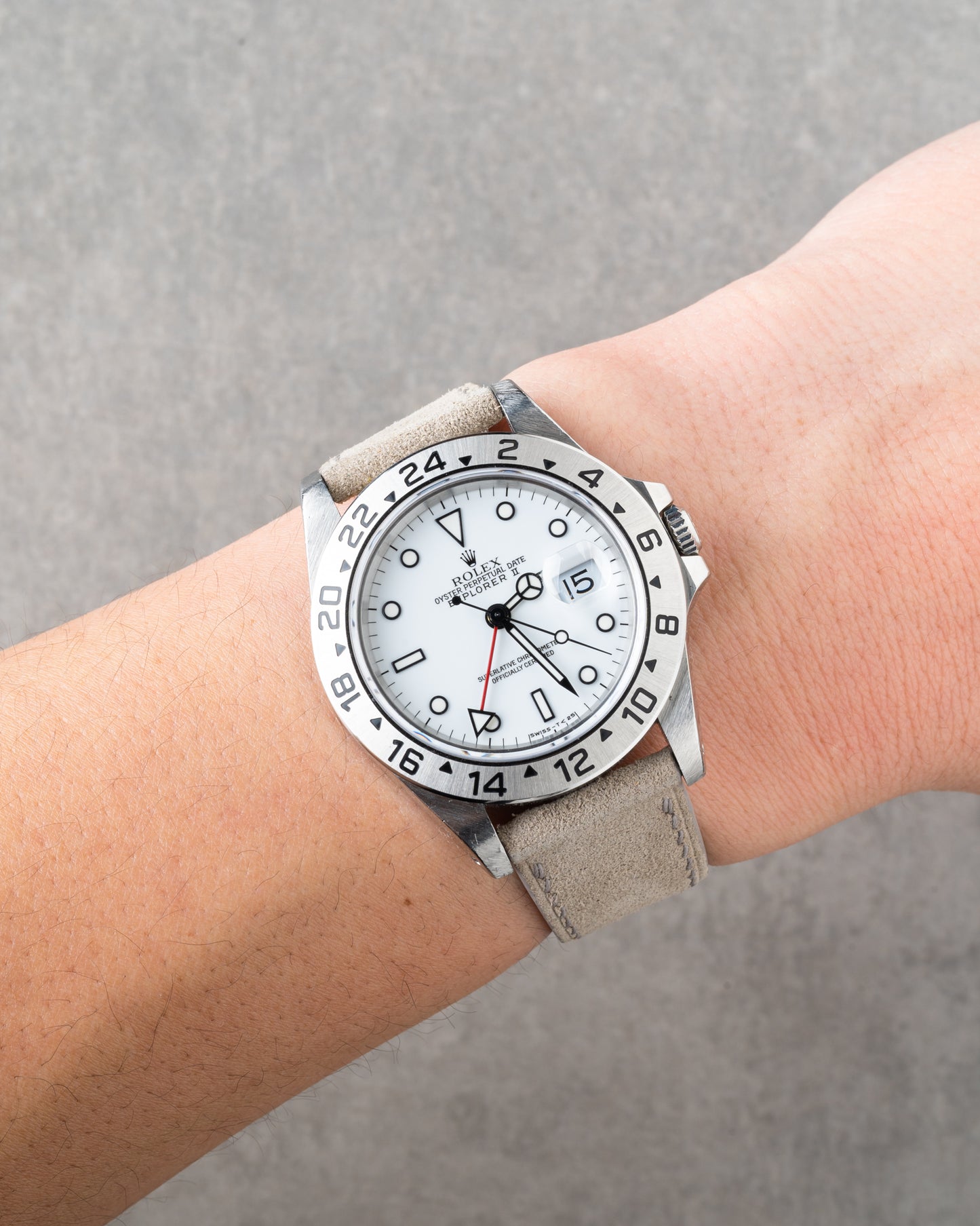 Italian Suede Strap - Cream