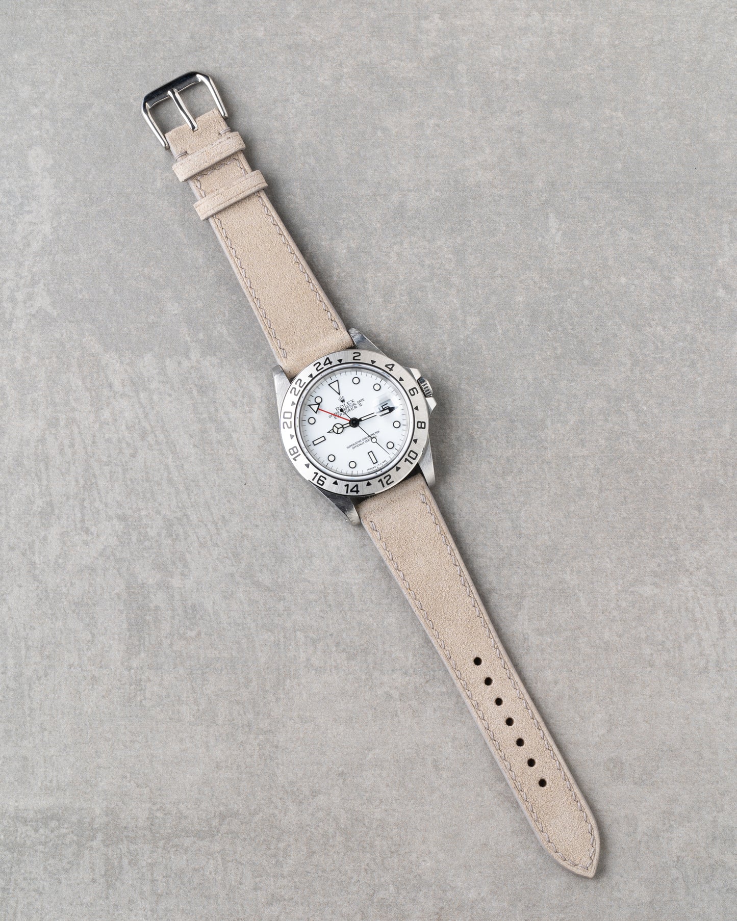 Italian Suede Strap - Cream