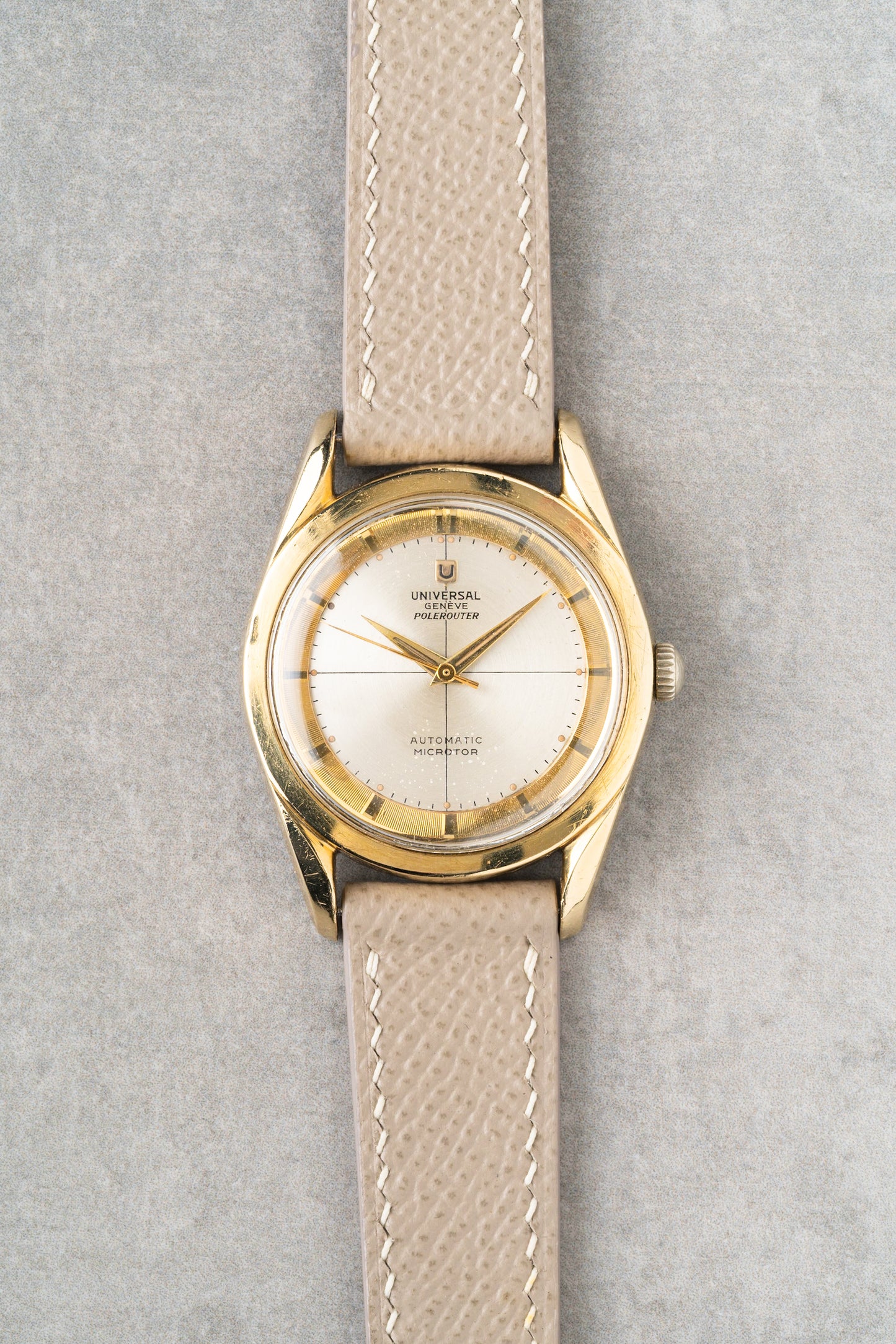 French Epsom Strap - Light Grey