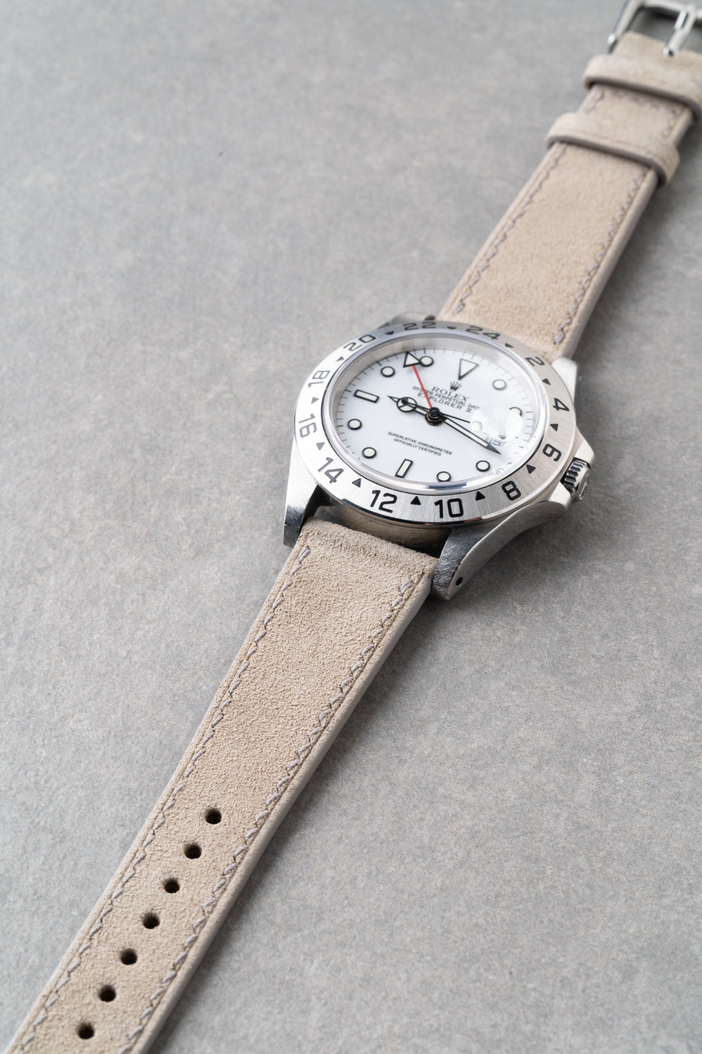 Italian Suede Strap - Cream